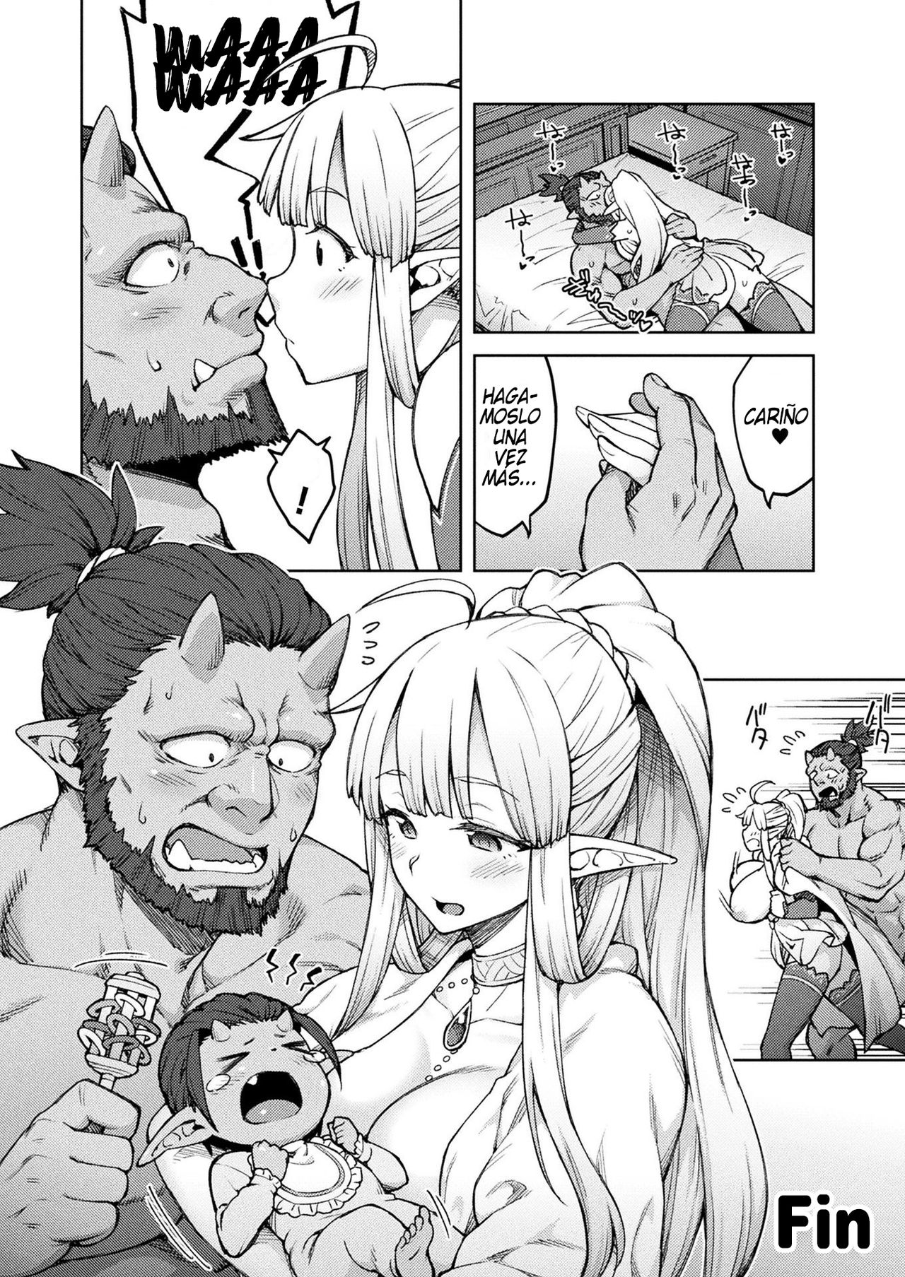 Himono Elf, Kozukuri o Suru.-after- | Himono Elf, Intentando Hacer Bebes. -after- page 12 full