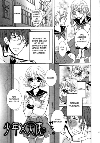 [Kuromame] Shounen x Tenshi (Koakuma Gokko) [Spanish] [Fanboo Scans] cover