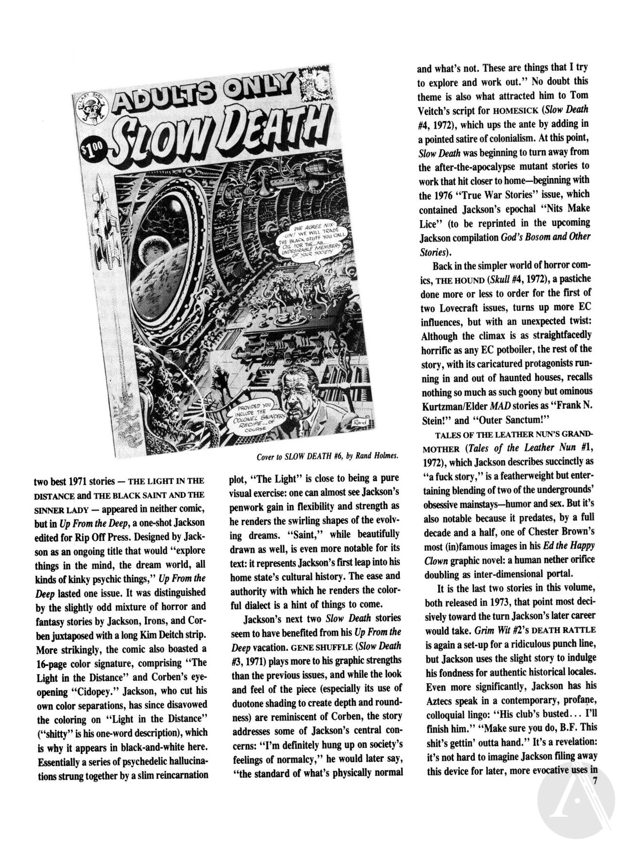 Optimism of Youth - The Underground Work of Jack Jackson page 11 full