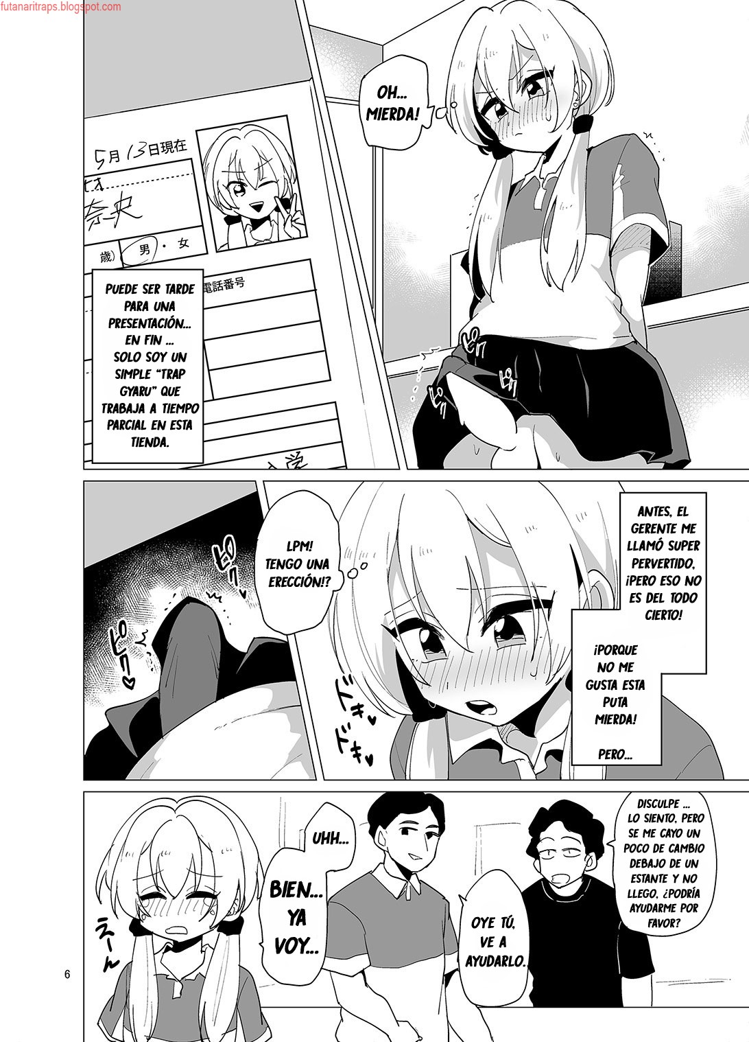 Sekkyakuchuu demo Shasei ga Tomaranai Conveni Beit Josou Gal page 7 full