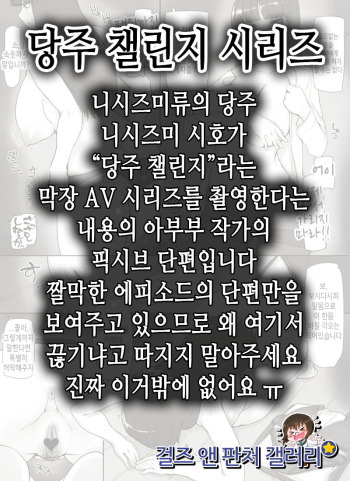 [Abubu] 당주 챌린지 시리즈 / 家元チャレンジシリーズ (Girls und Panzer) [korean] cover