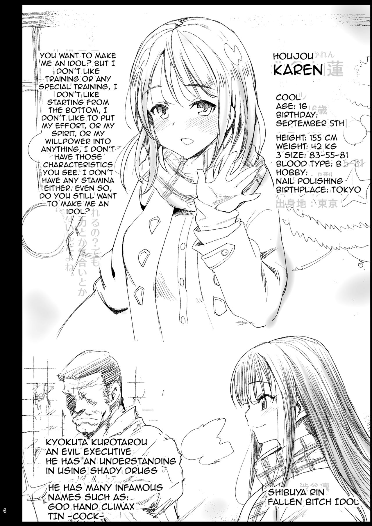 Hojo Karen, Ochiru ~Ossan ga Idol to Enkou Sex~ page 3 full