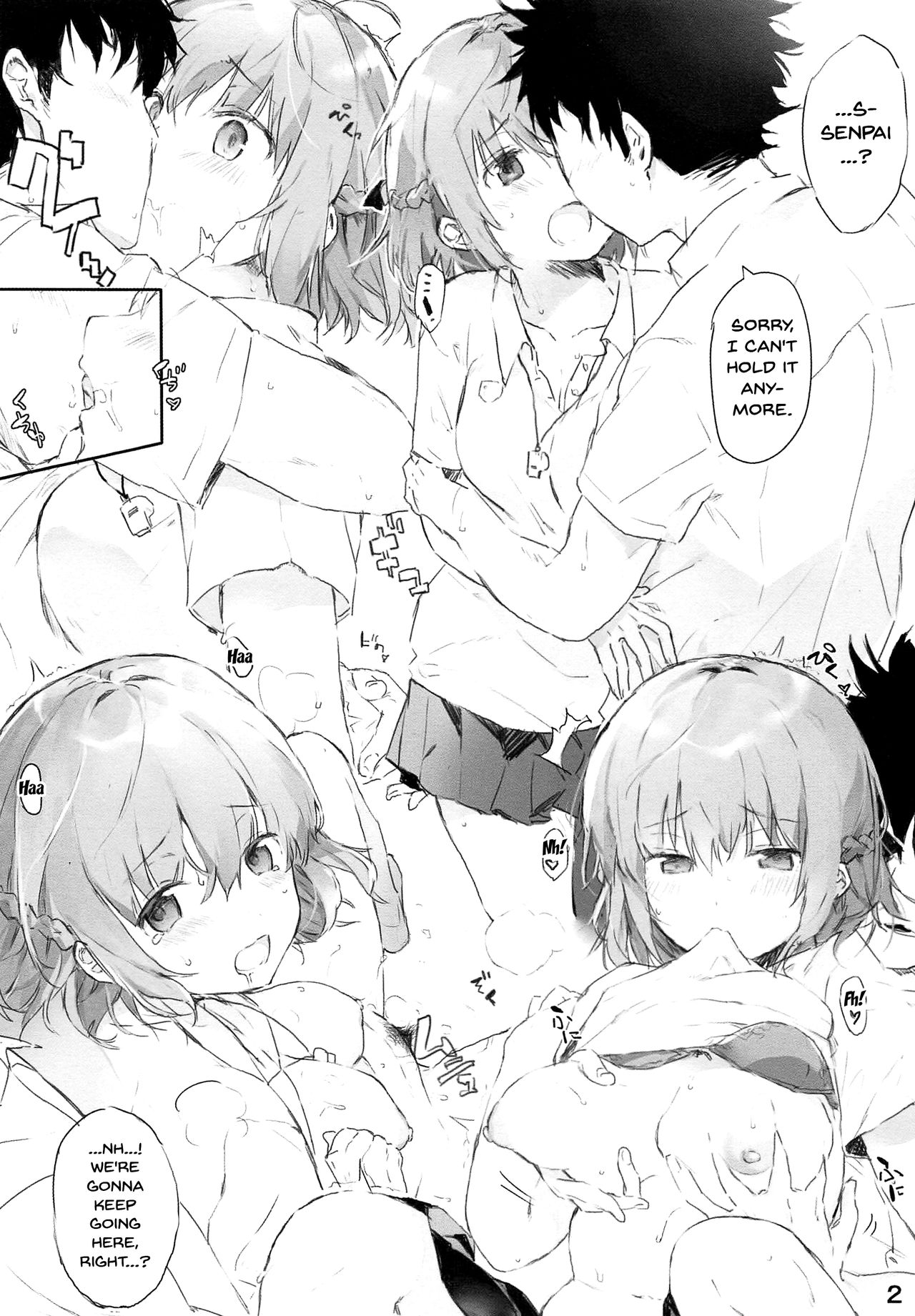 H na Joshikousei Tsume 3 page 3 full