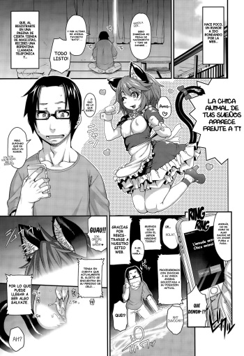 [Jun] Kemonokko Tsuushin ~Nekomusume Nia~ | Beast Girl Communications ~Catgirl Nia~ (COMIC Unreal 2015-08 Vol. 56) [Spanish] [Asiri-chan] [Decensored] cover