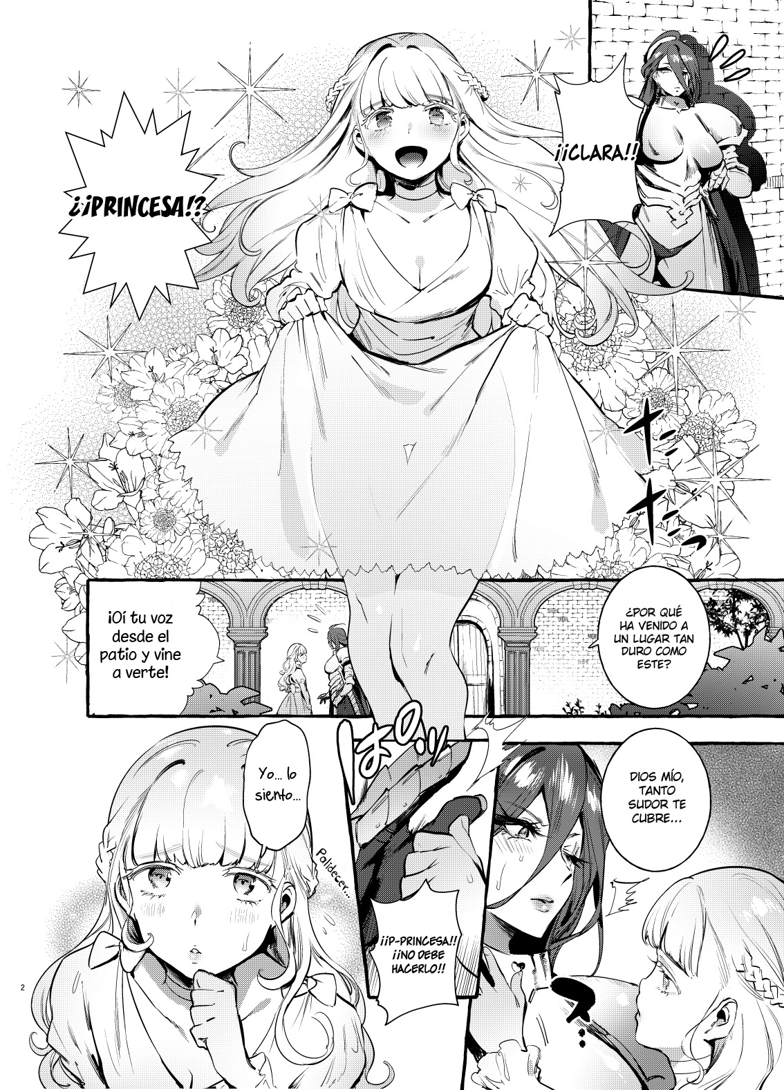 Ochinpo Onna Knight to Shojo Hime | La princesa y la mujer caballero del pene page 4 full
