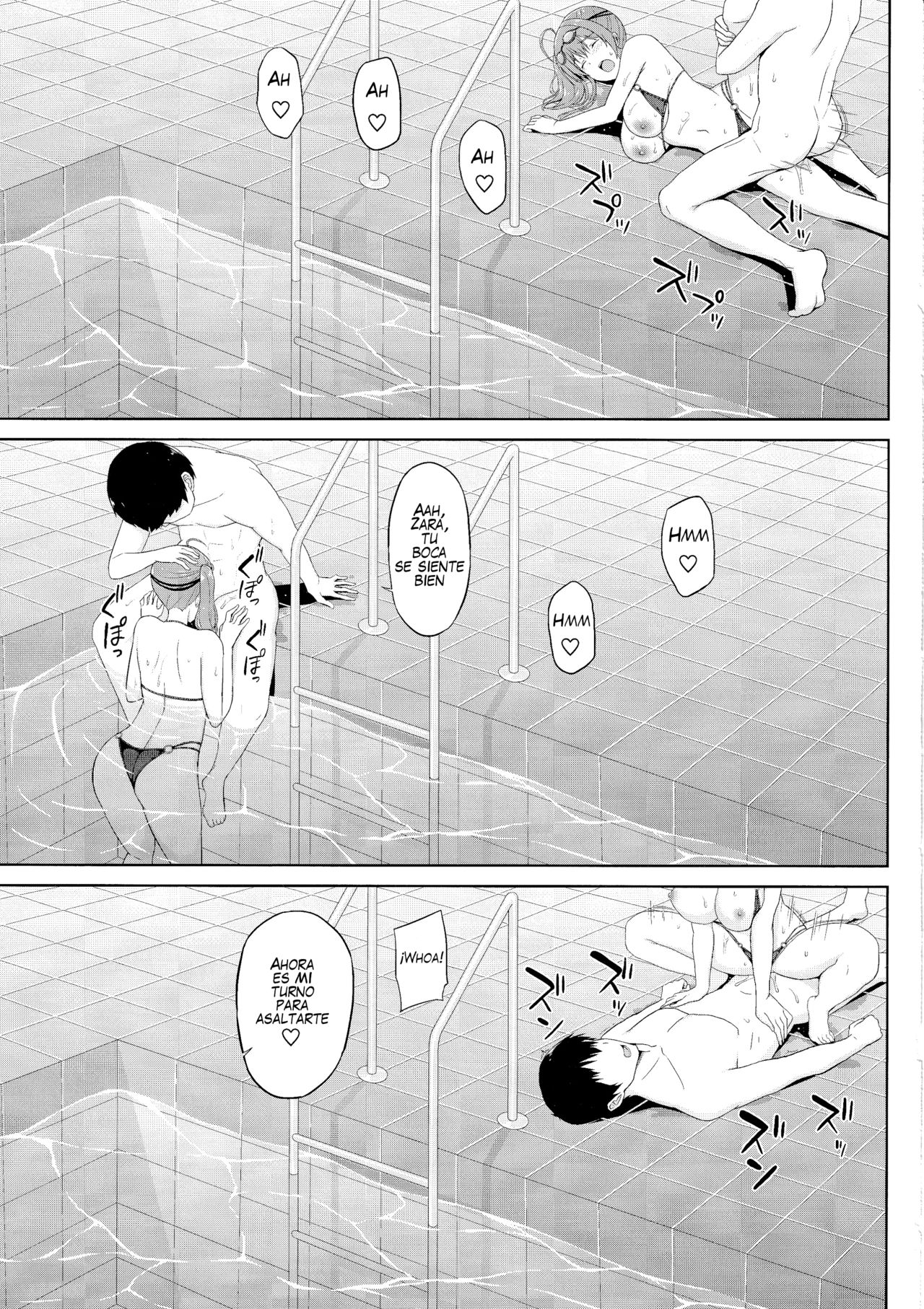 Zara to Miwaku no Poolside page 12 full