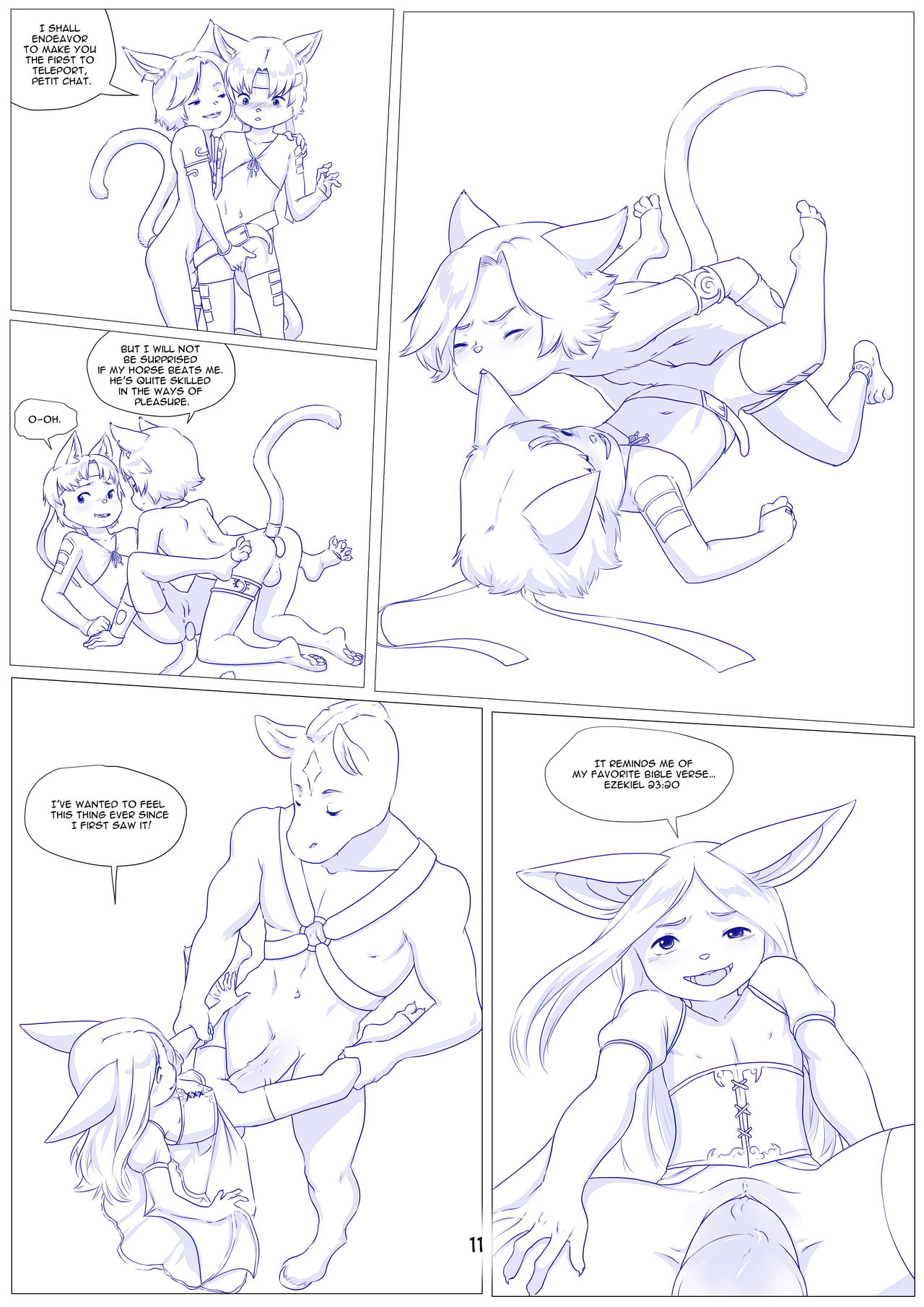 Furry Fantasy XIV Chapter 5 page 12 full