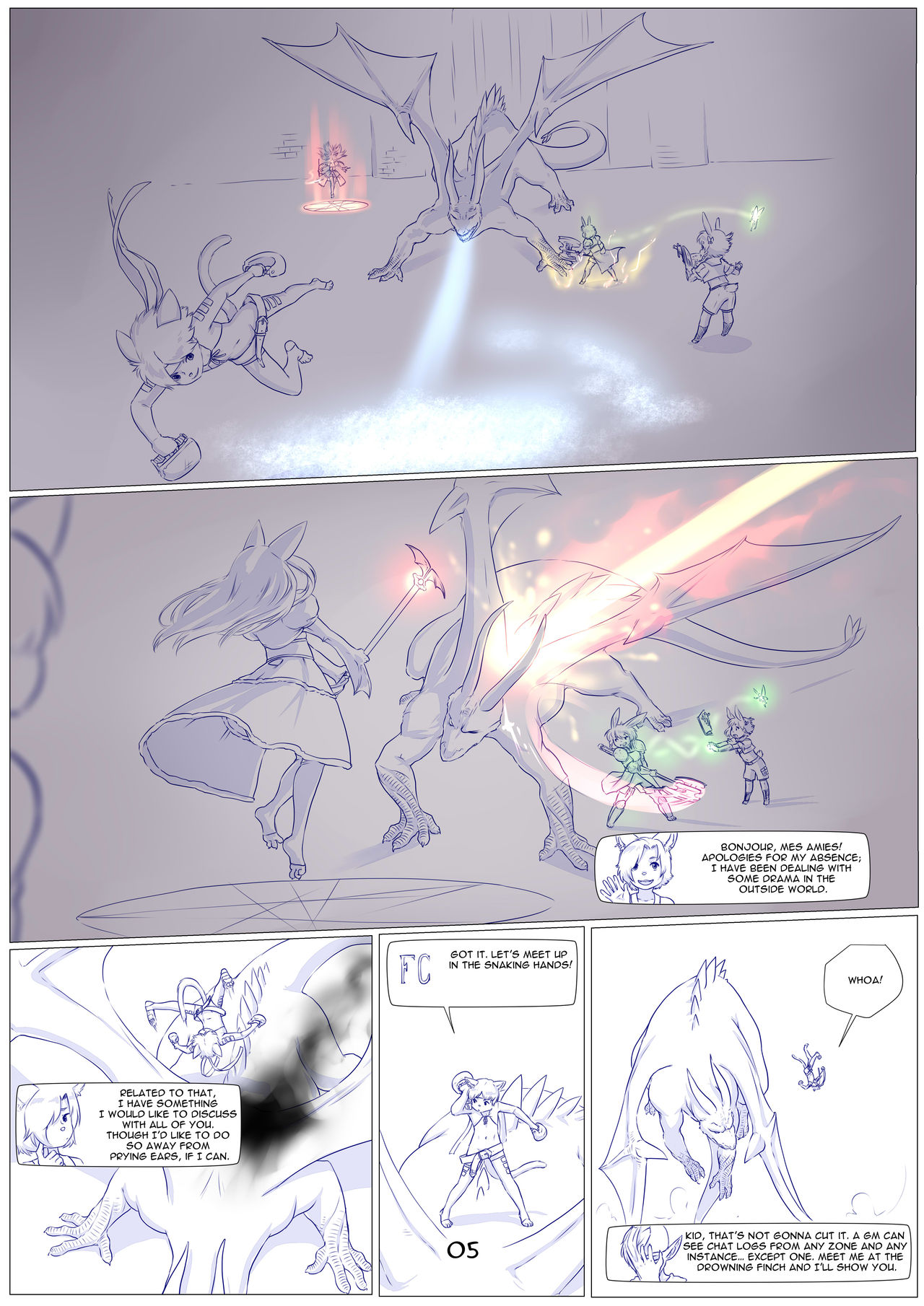 Furry Fantasy XIV Chapter 5 page 6 full