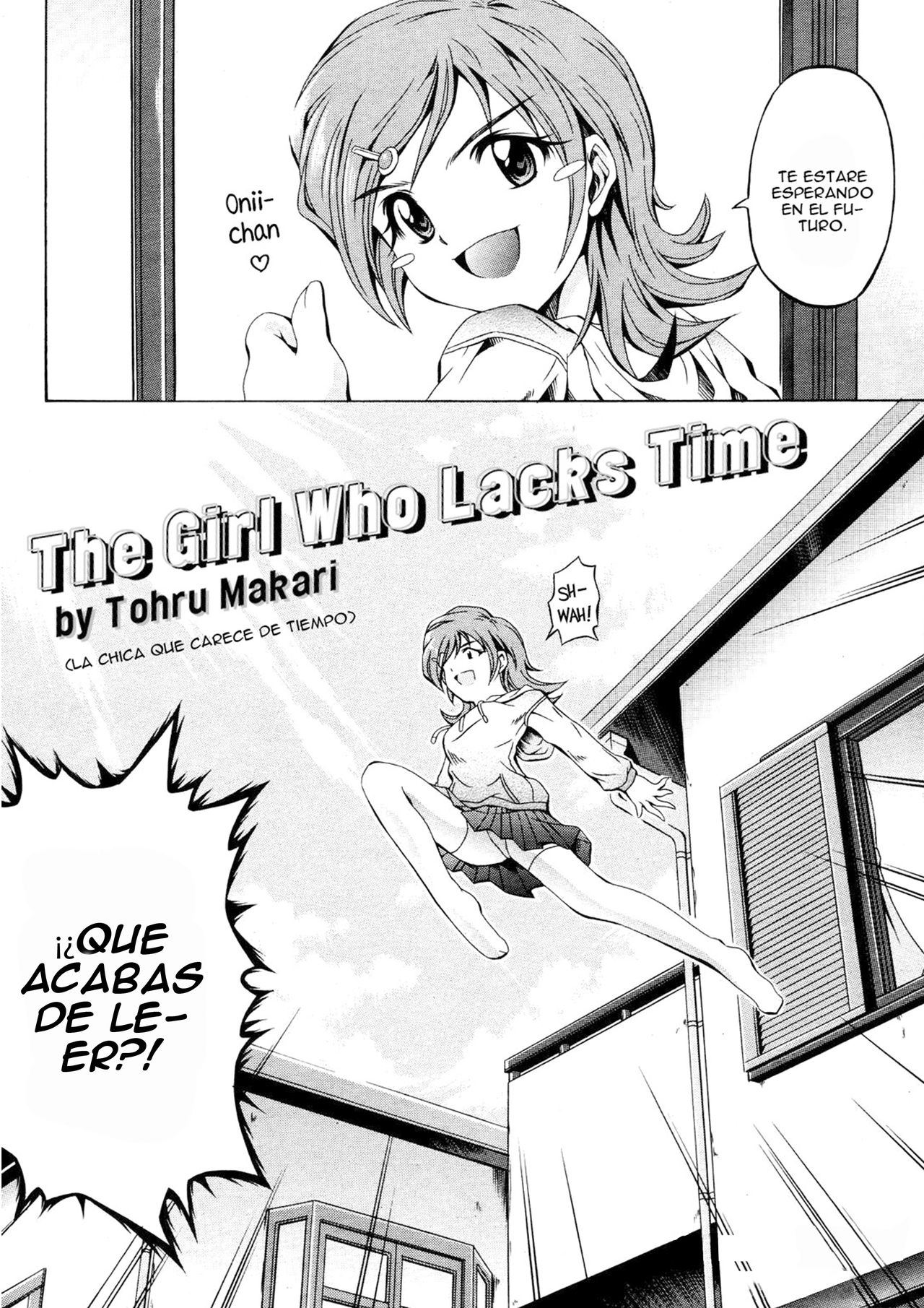 Toki ni Kakeru Shoujo | La chica que carece de tiempo page 2 full