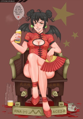 [Cytoscourge] Corona-chan World Tour cover