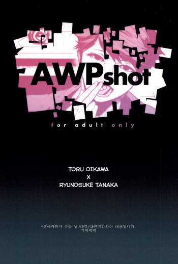(RTS!!3) [Berunote (Kawadanuki Beruko)] AWPshot (Haikyuu!!) [Korean] cover