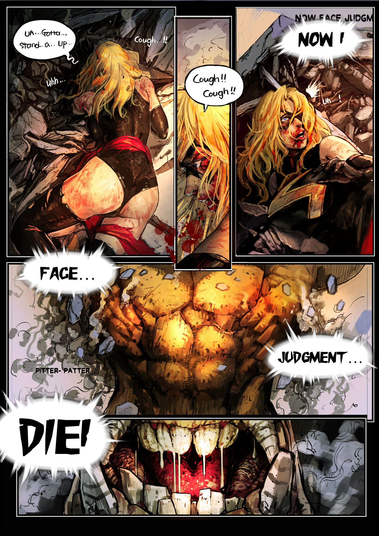 Superheroine Cosmic Cataclysm page 12 full
