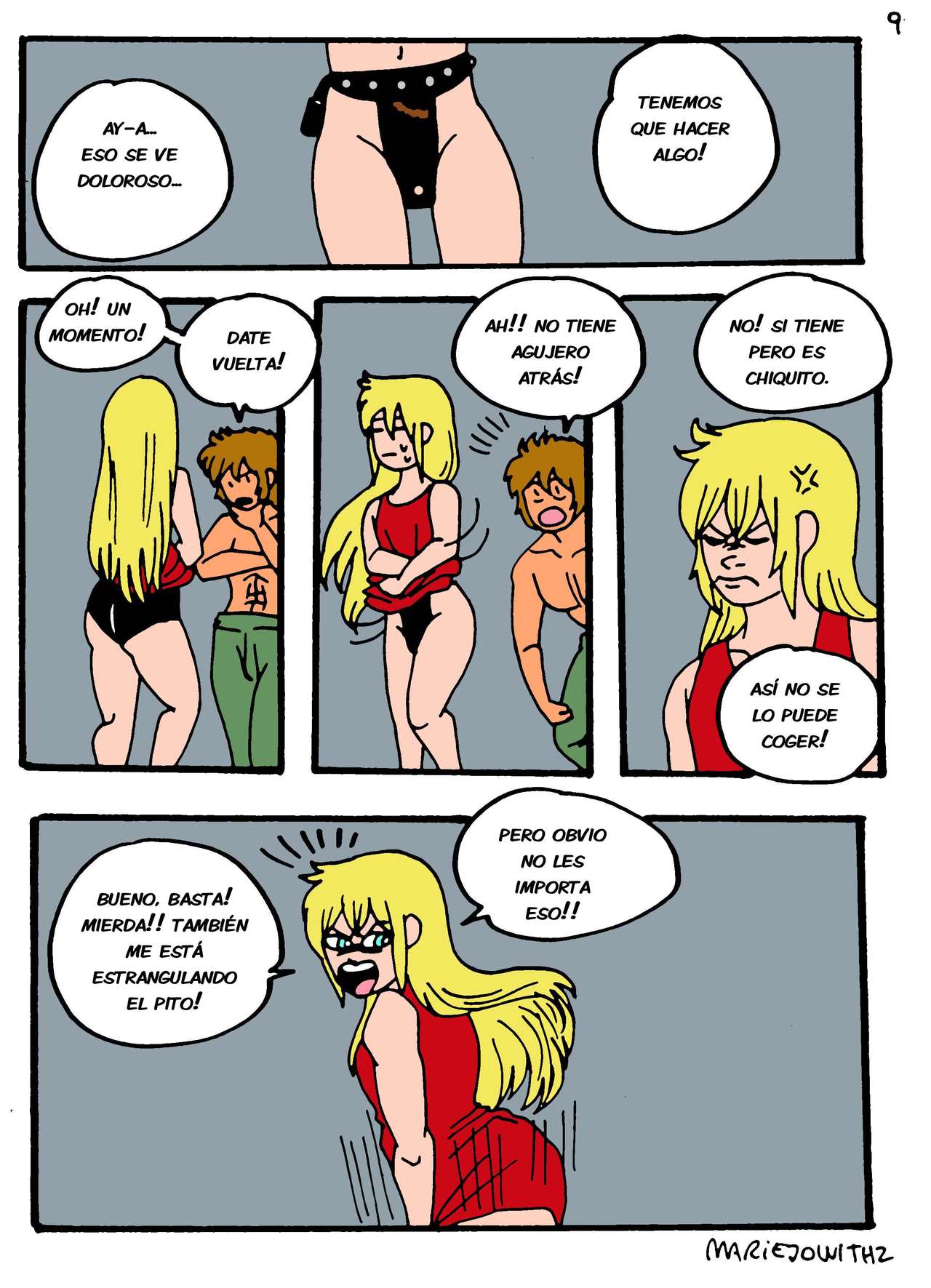 El cinturón - Doujinshi de Saint Seiya page 10 full