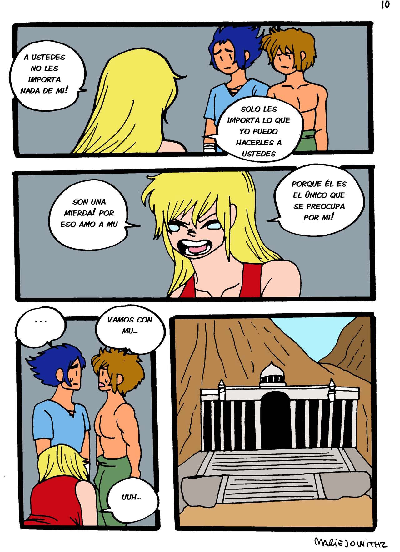 El cinturón - Doujinshi de Saint Seiya page 11 full