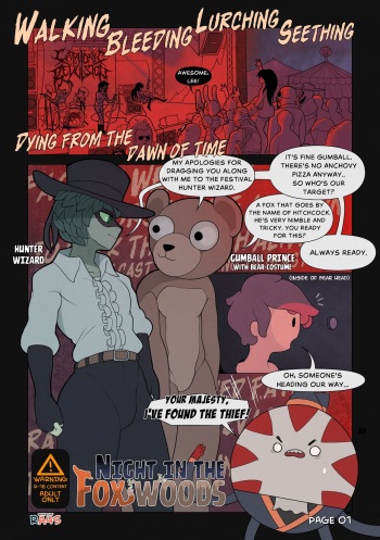 Night In The Fox Woods [English] cover