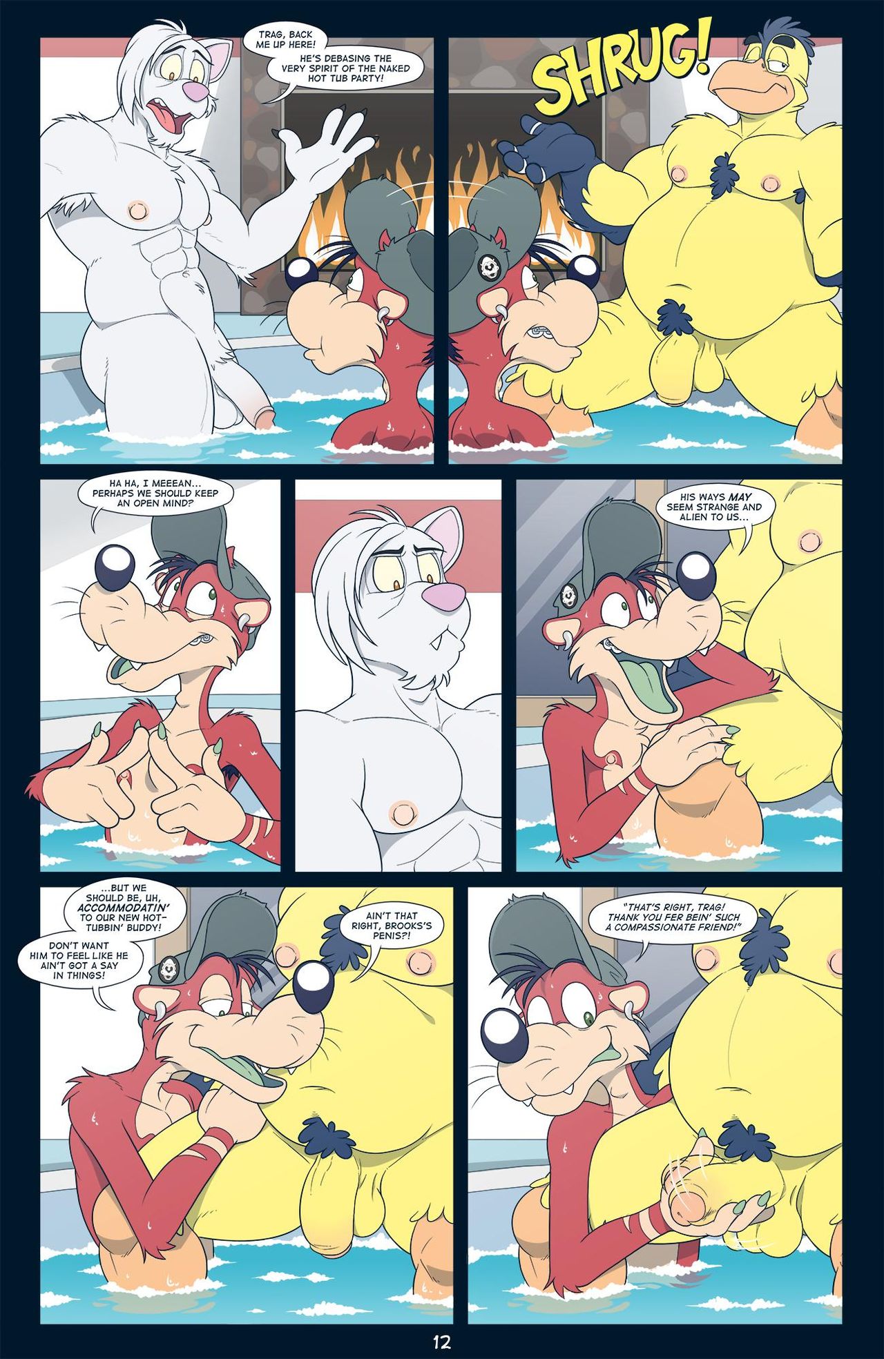 Naked Hot Tub Party page 12 full