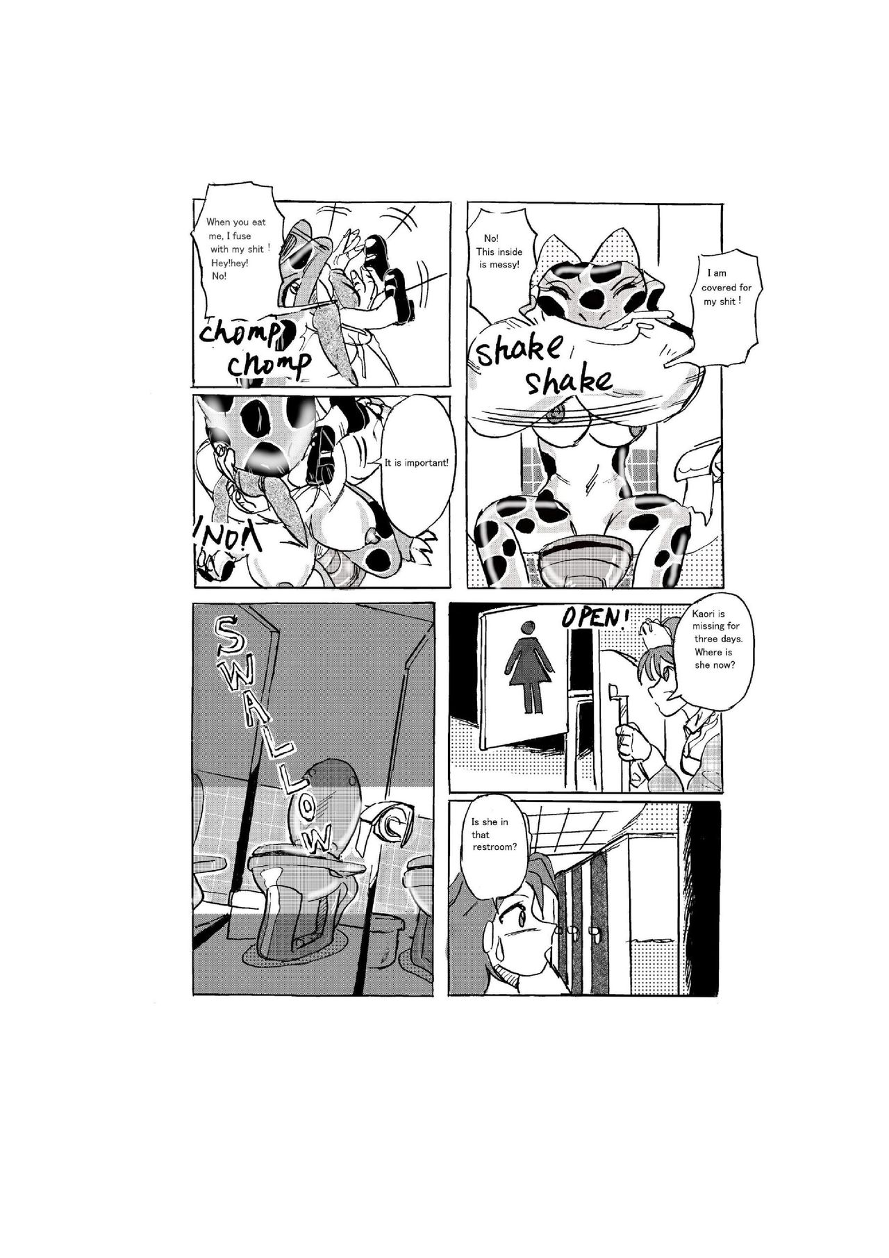 Waniko in the girl's bathroom - Moe version page 7 full