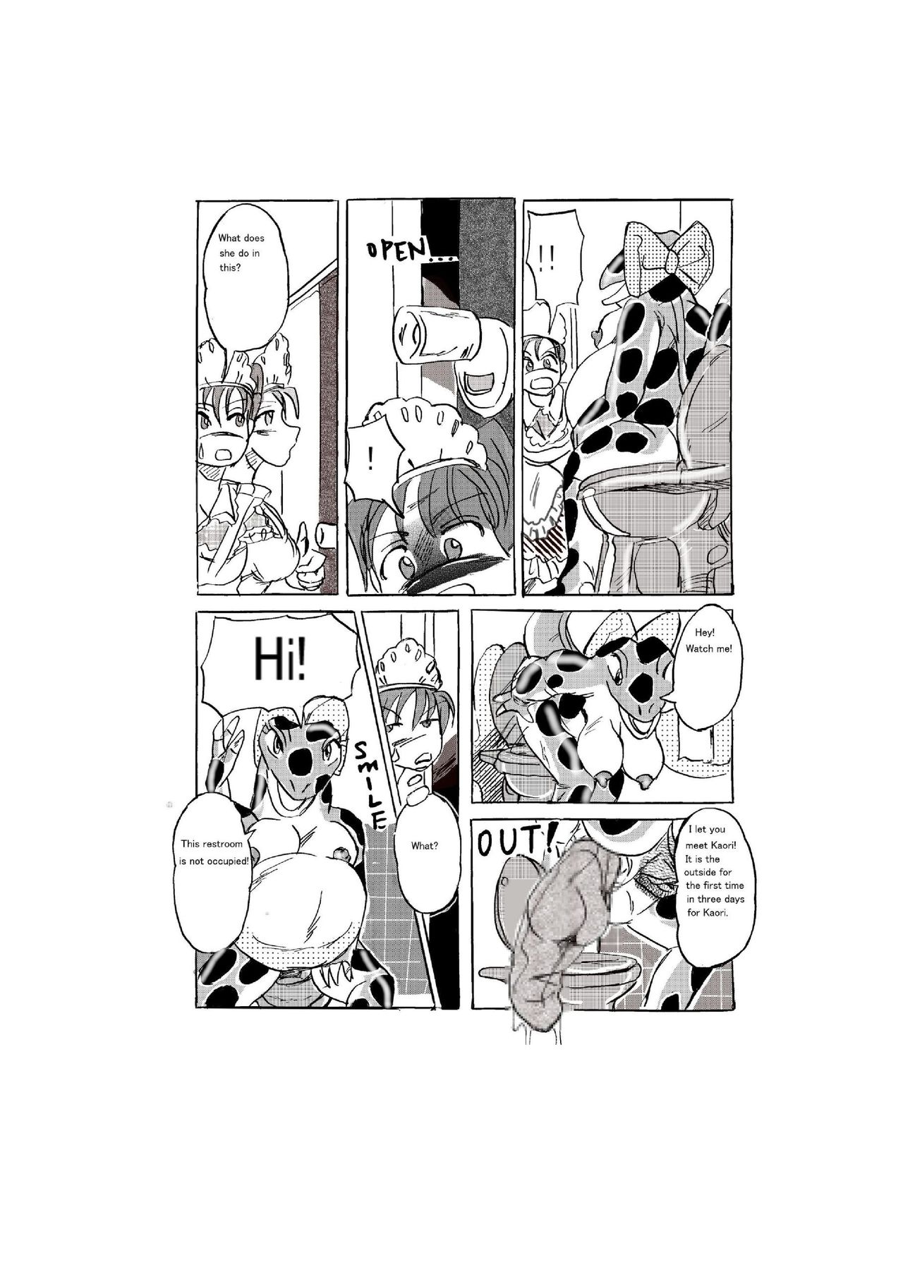 Waniko in the girl's bathroom - Moe version page 8 full