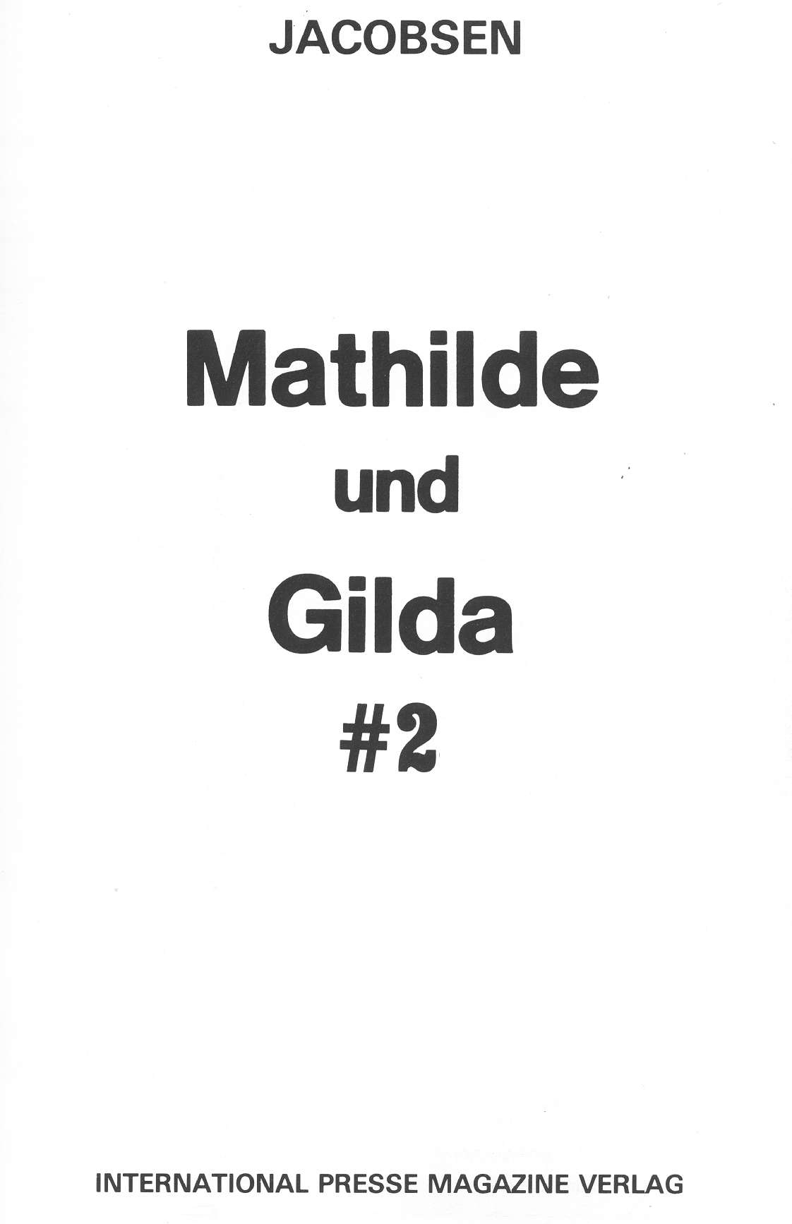Jacobsen - Mathilde und Gilda -2 page 2 full