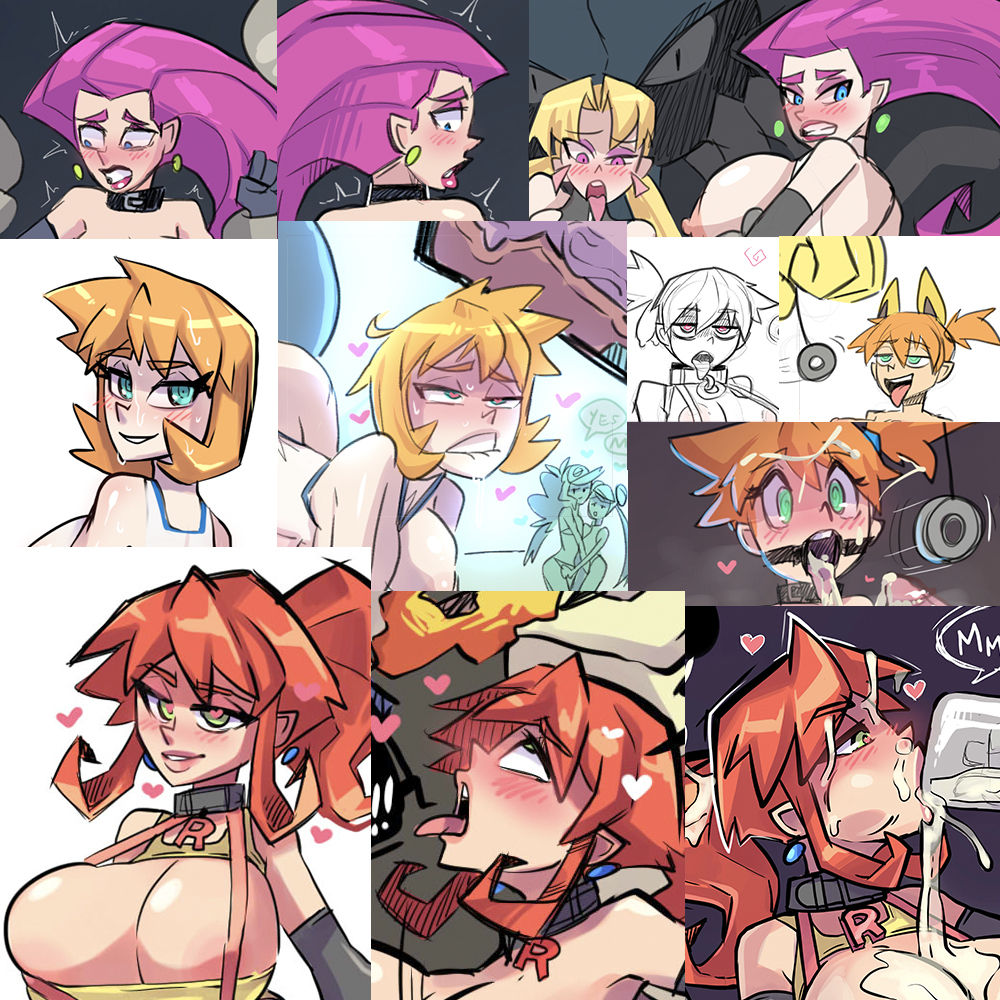 Jessie & Misty Sketch Pack page 1 full