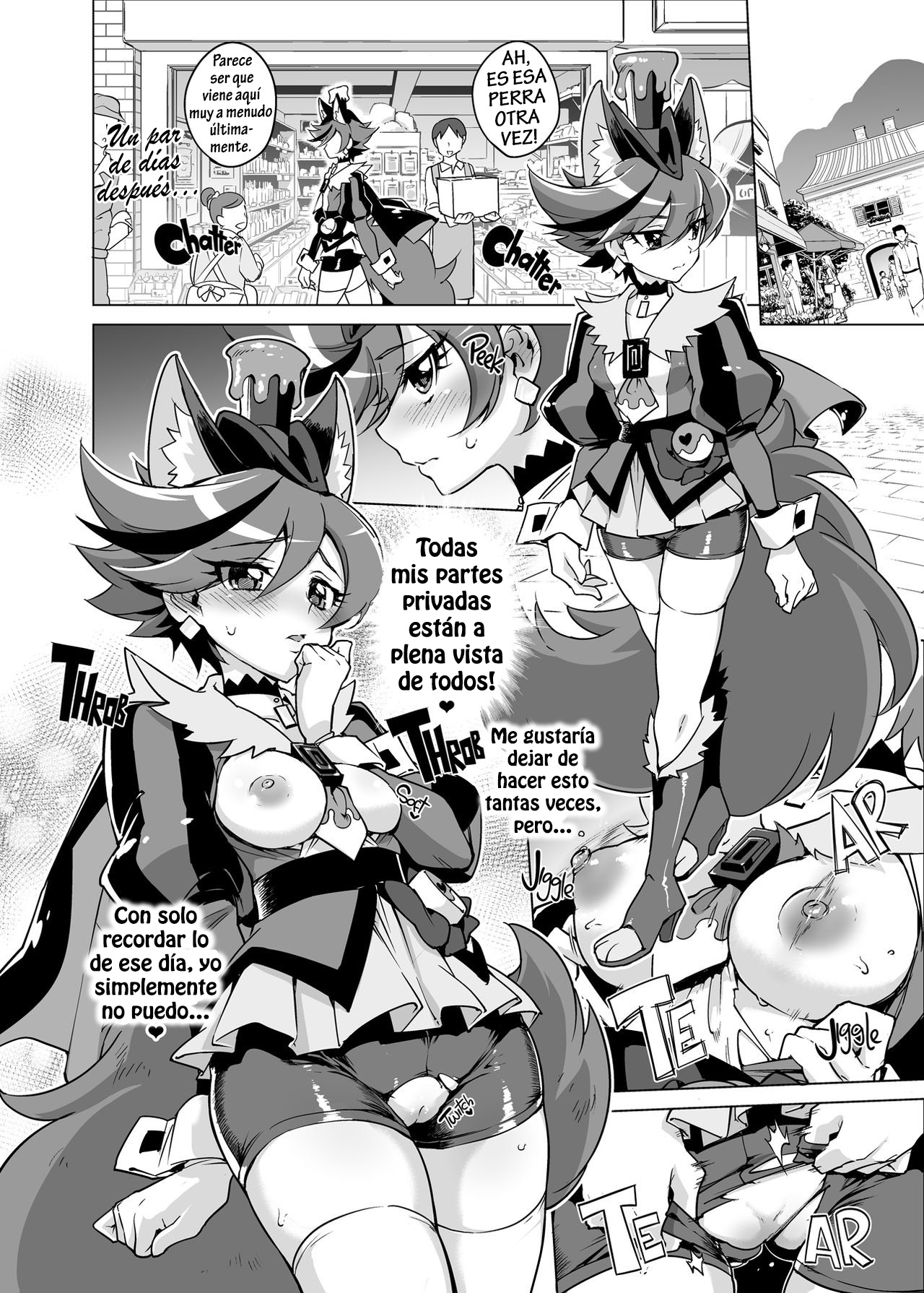 Chocolat-chan no Kirakira Roshutsu Juukan | Chocolat's Sparkling Public Mating Show page 9 full