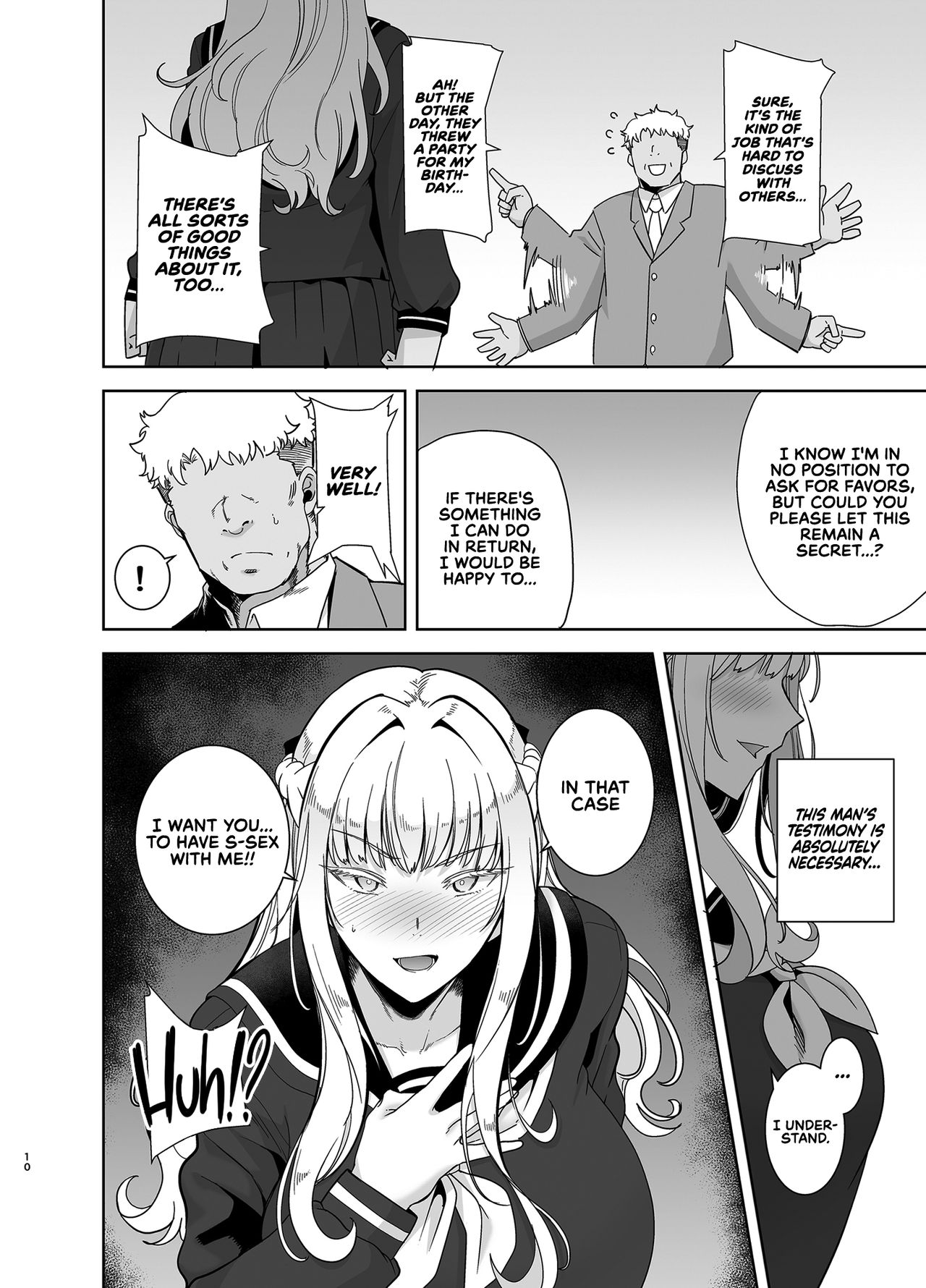Seika Jogakuin Koutoubu Kounin Sao Oji-san 4 | The Official Hired Cock of Seika Academy's High School 4 page 10 full