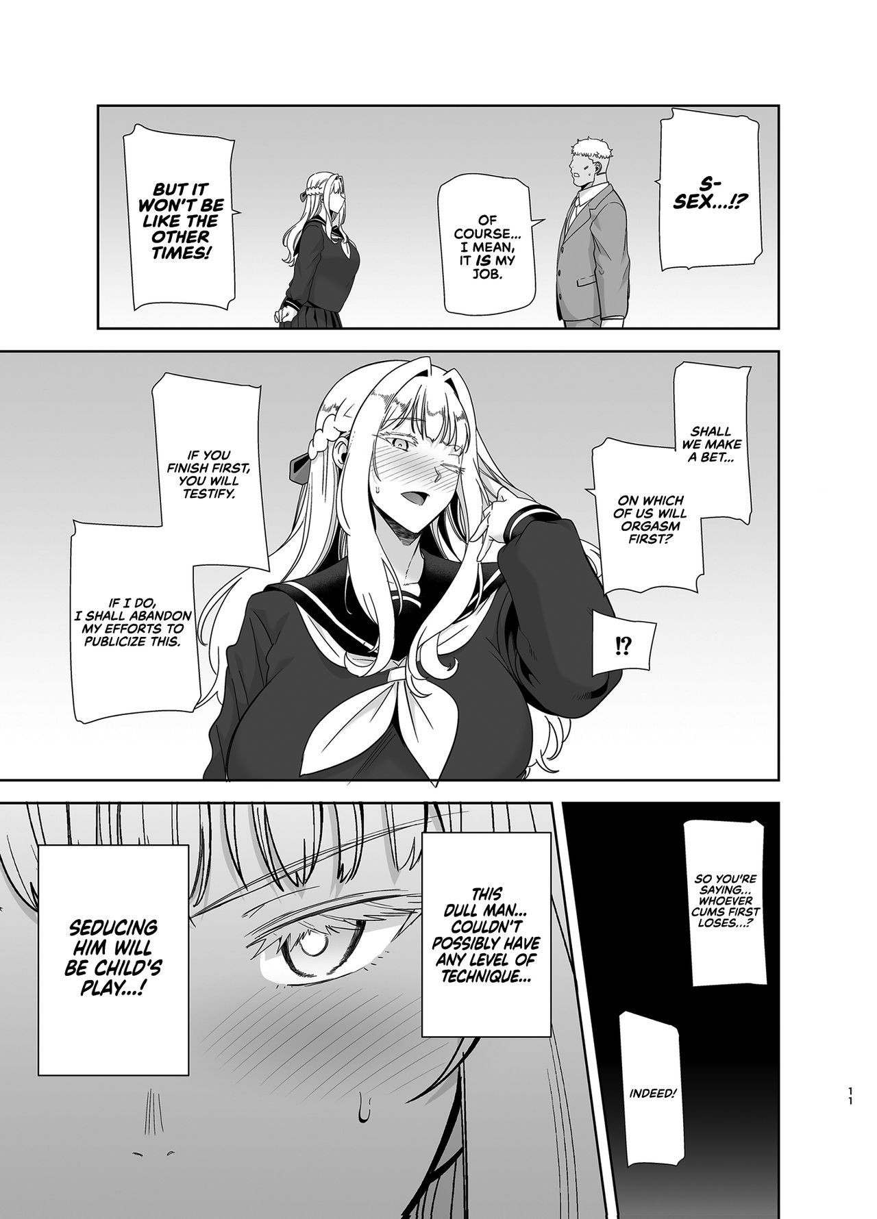 Seika Jogakuin Koutoubu Kounin Sao Oji-san 4 | The Official Hired Cock of Seika Academy's High School 4 page 11 full