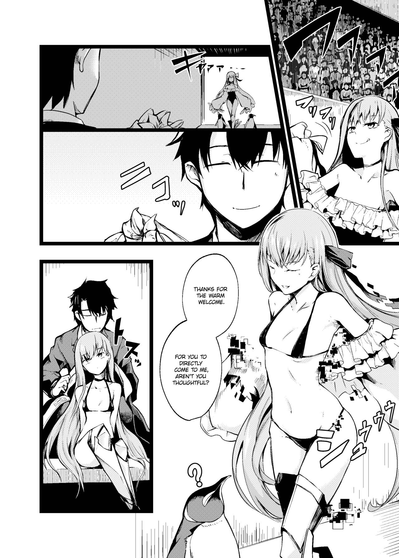 Mizugi na Meltryllis-san to | Doing it with Meltryllis in her Swimsuit page 3 full
