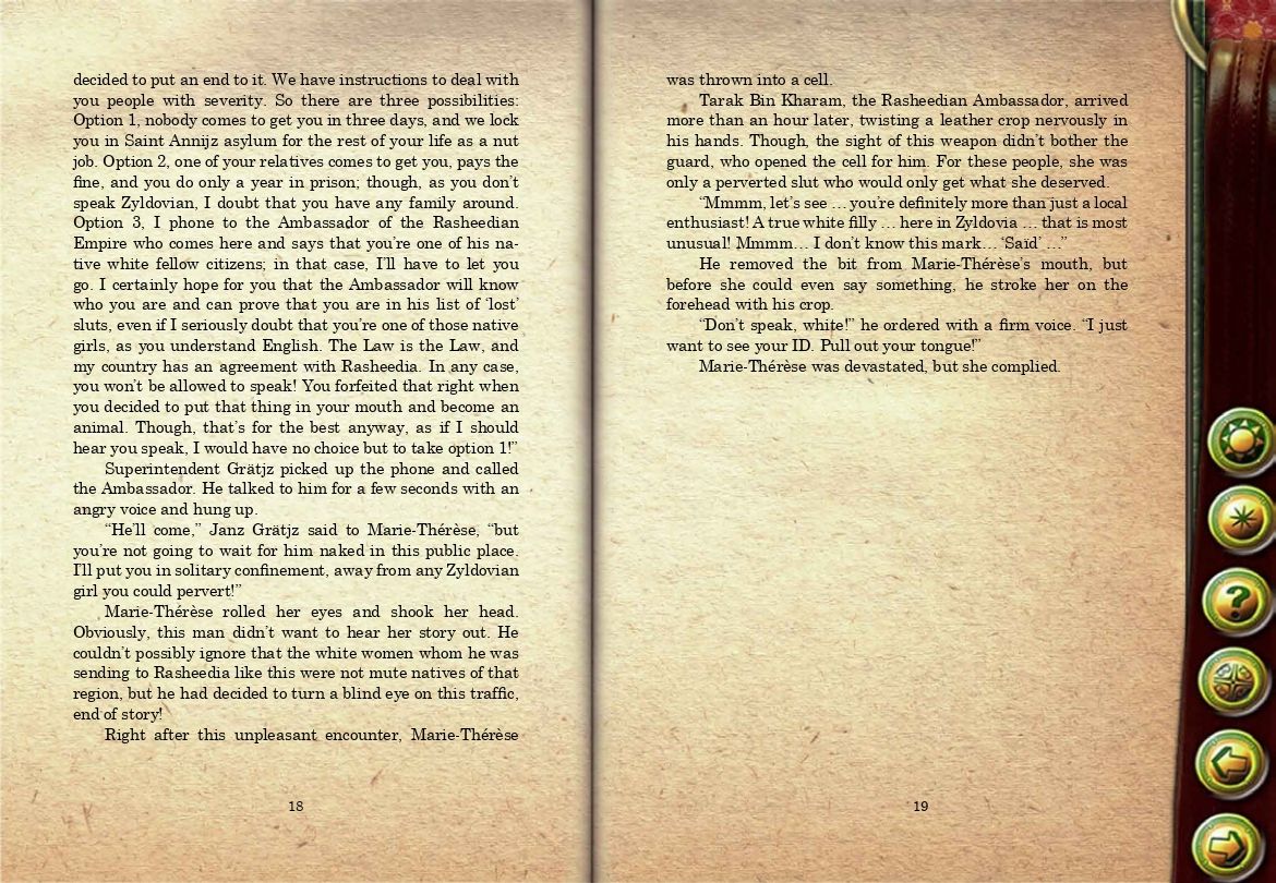 Challenging the White Fillies - Worlds of Dominations  vol. IV page 12 full