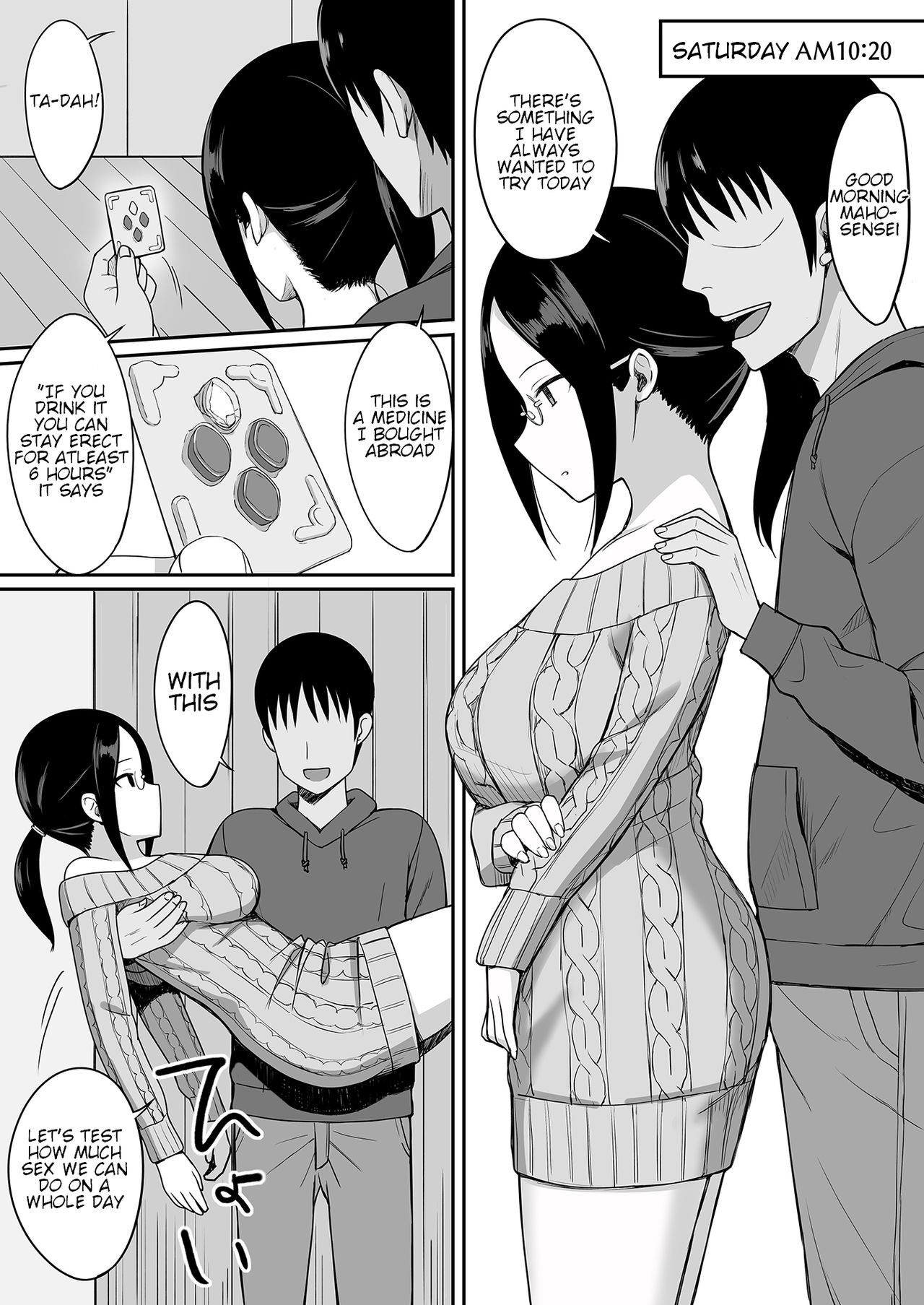 Fukujuu no noroi 4 ~ Maho Sensei, Onaho-ka Yarihoudai hen | The Curse of Obedience 4 Maho-sensei Onahole all you can-hen ~ page 12 full