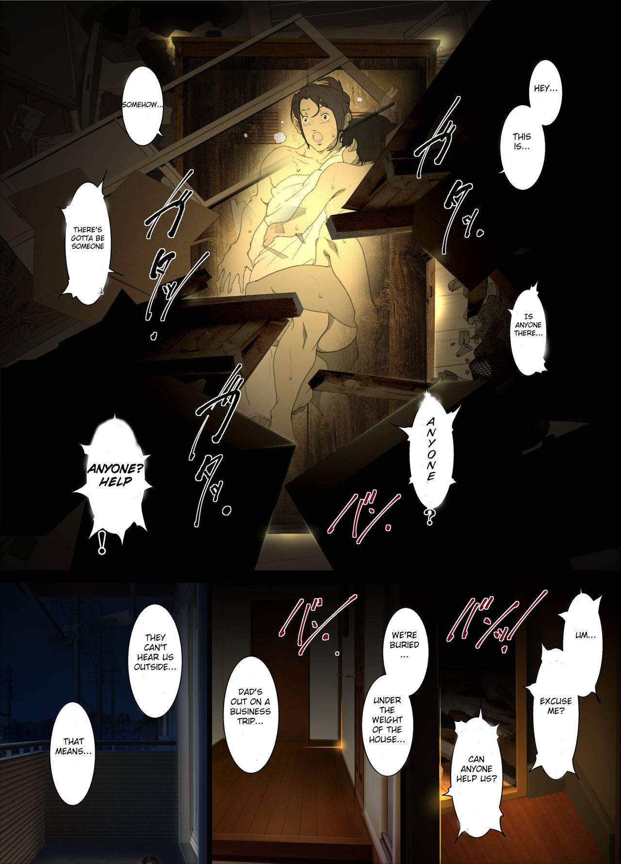 Seieki Mamire no Tansu no Naka ni Tojikomerareta Zenra Oyako no Nurunuru Micchaku Kinshinsoukan page 10 full
