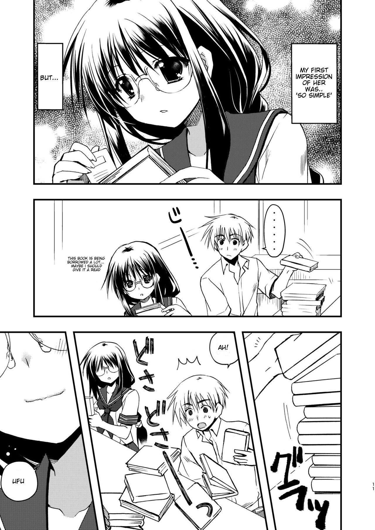 Toshoshitsu no Kanojo | Library Girlfriend page 11 full