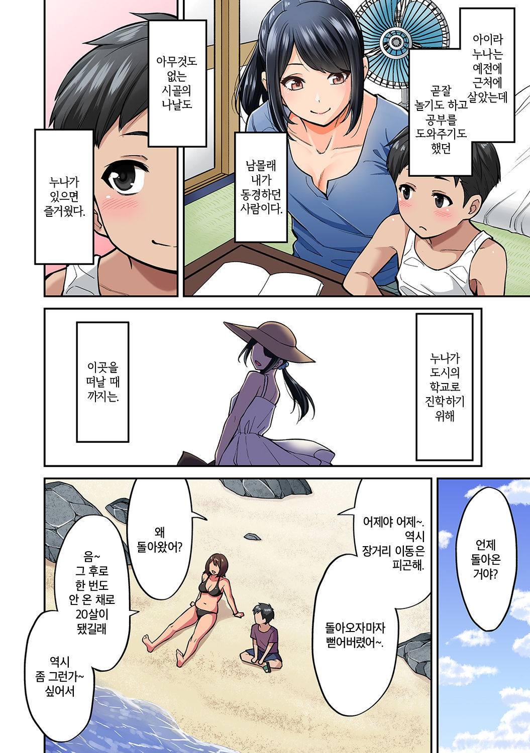 Akogare no Nee-chan ga Gal ni Natte Kaette Kita Natsuyasumi Ch. 1 page 5 full