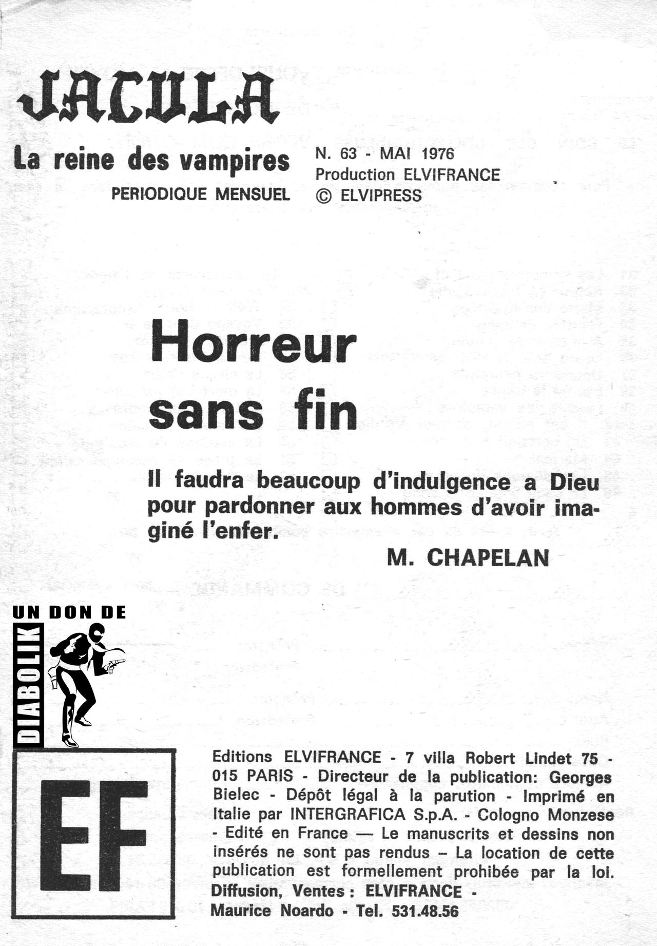 Elvifrance - Jacula - 63 - Horreur sans fin page 3 full