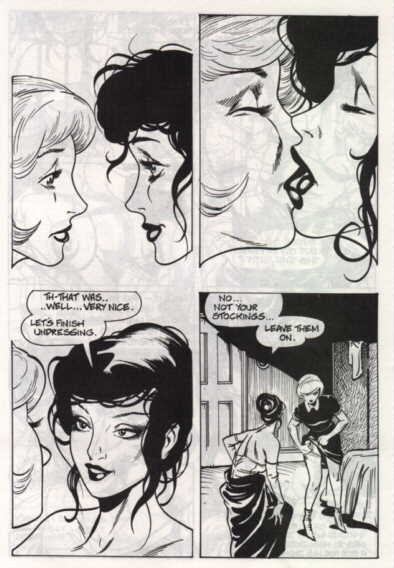 2 hot girls on a hot summer night - Issue 3 page 9 full