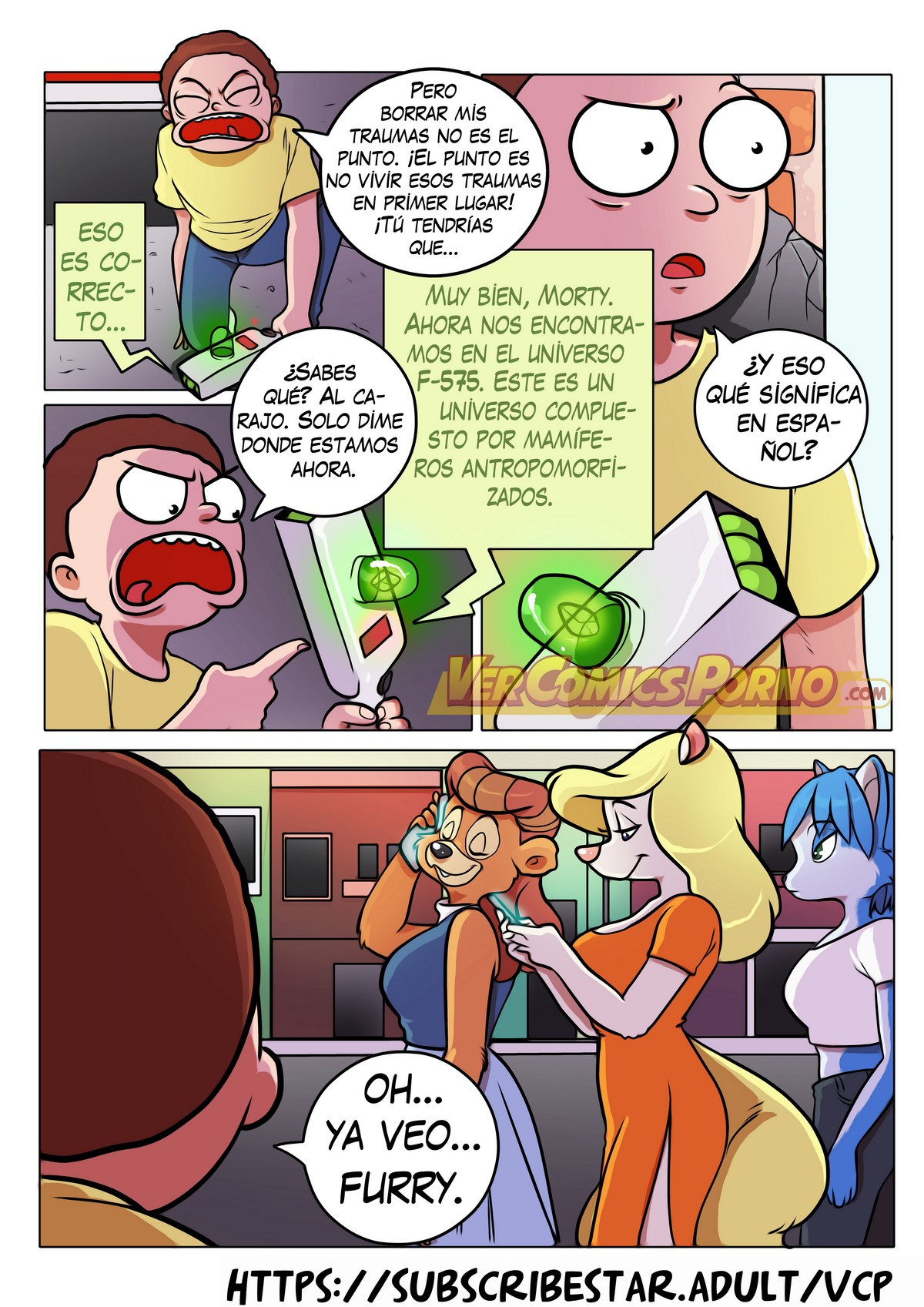Rick & Morty: Viaje de Placer 3 -  -  - page 3 full