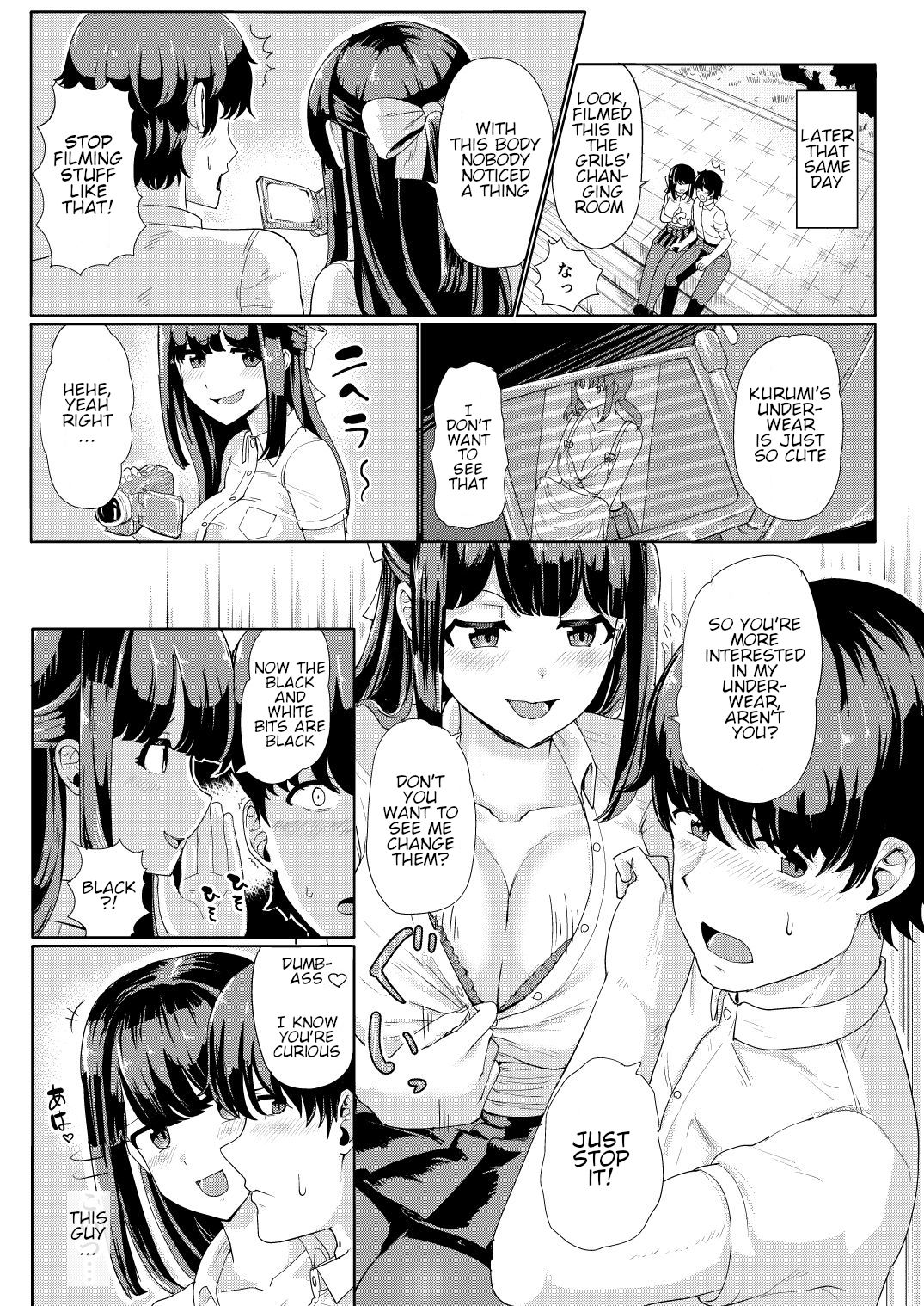 Kanojo to Oji-san no Karada ga Irekawaru TSF | A Creepy Old Guy Swaps Bodies With My Girlfriend page 12 full