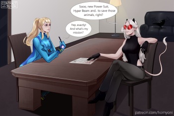 [Horny-Oni] Contract with Samus (Metroid) cover