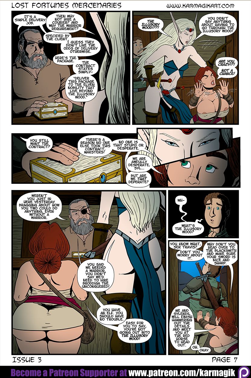 Lost Fortunes - Mercenaries Book 3 - Color page 8 full