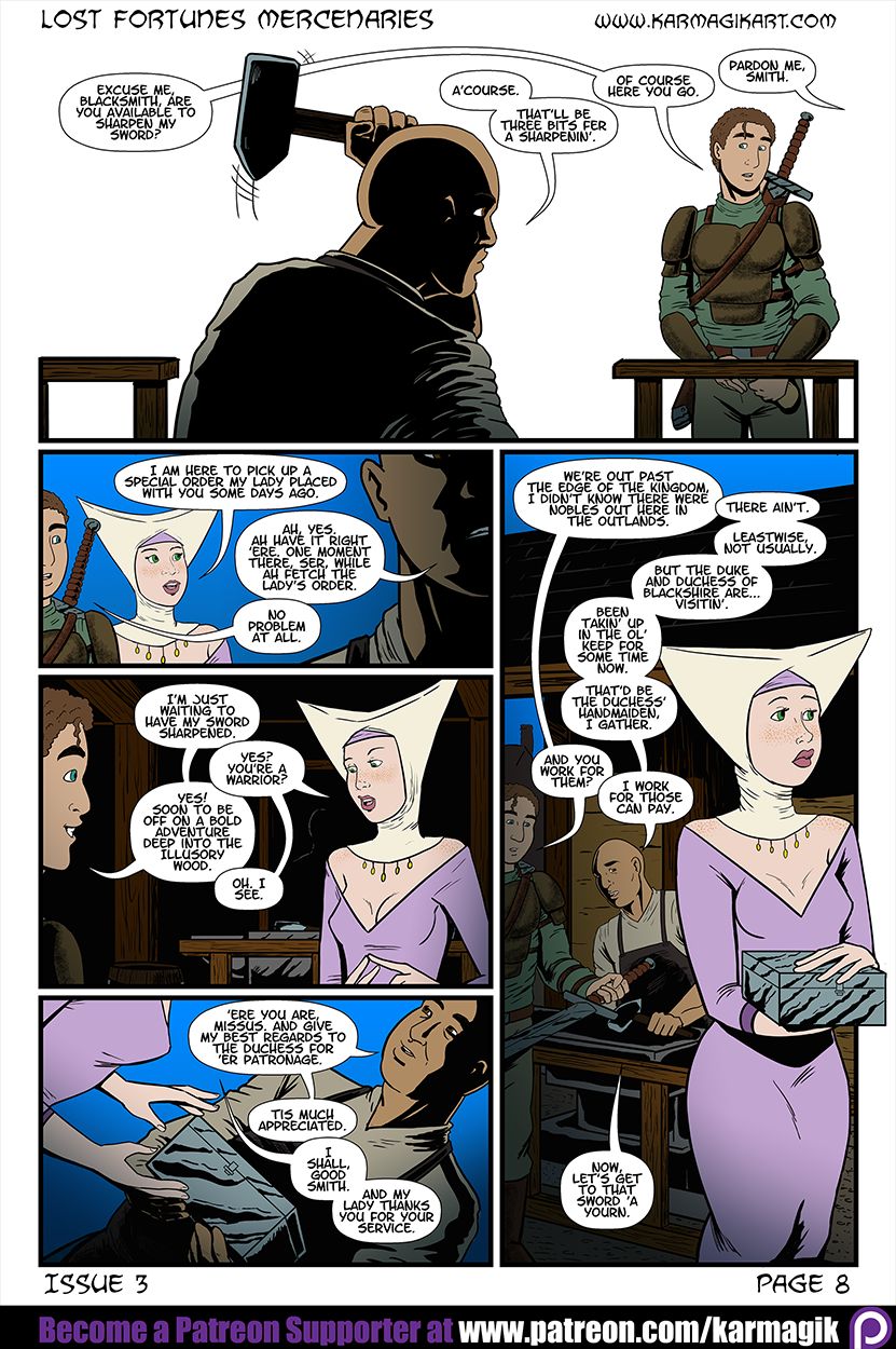 Lost Fortunes - Mercenaries Book 3 - Color page 9 full