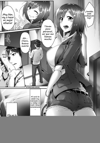[Sirosaki Aroe] Kare ni wa Naisho ~Sex Namahaishin~ (2D Comic Magazine Netorareta Kanojo kara no Video Letter de Utsu Bokki! Vol. 1) [Spanish] [Digital] cover