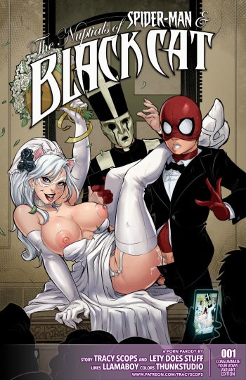 [Tracy Scops (Llamaboy)] The Nuptials of Spider-Man & Black Cat (Spider-Man) cover