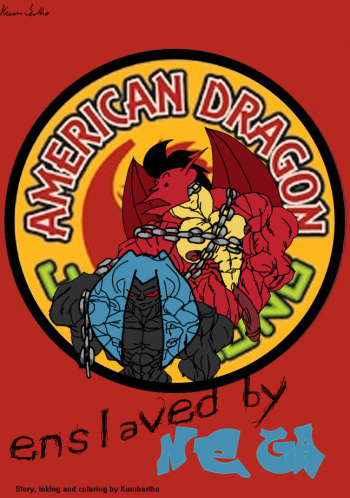 American Dragon Enslaved By Nega cover