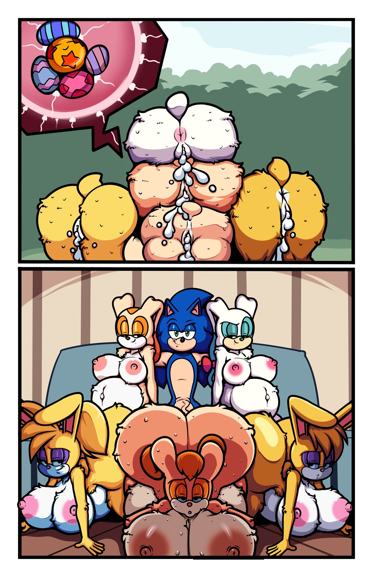 Sonic Girls Easter -  -  - page 8 full