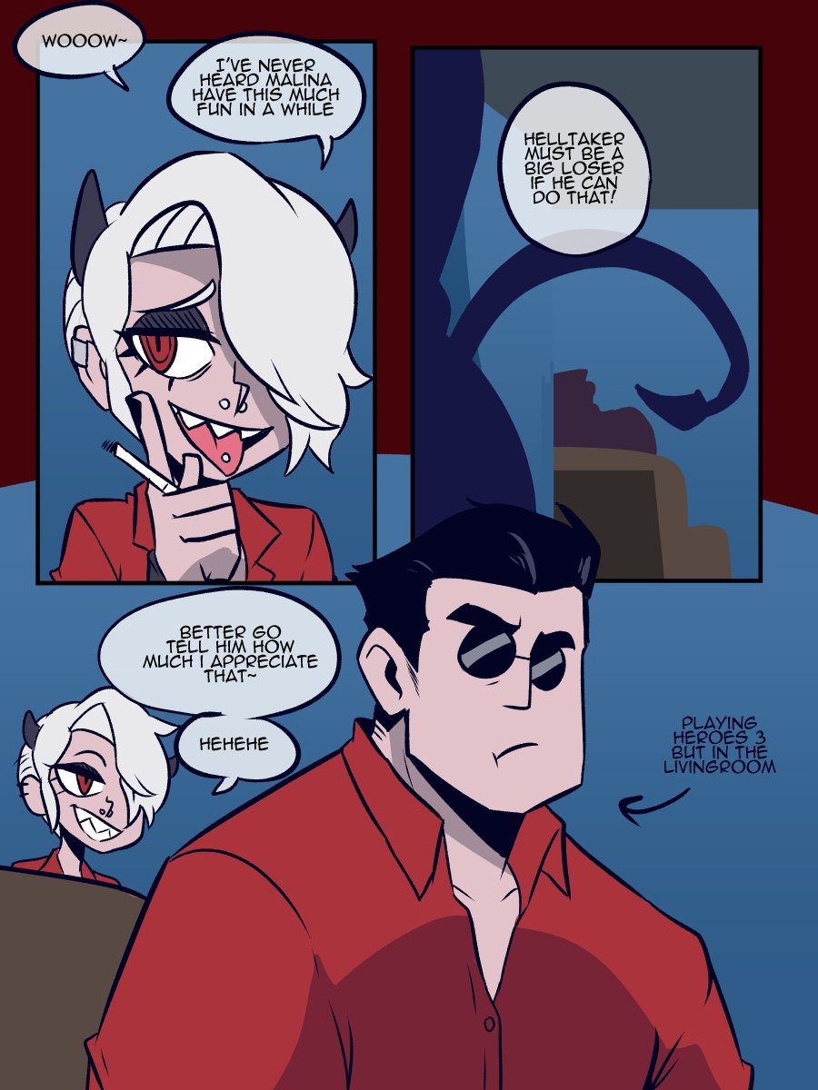 Helltaker comic page 4 full