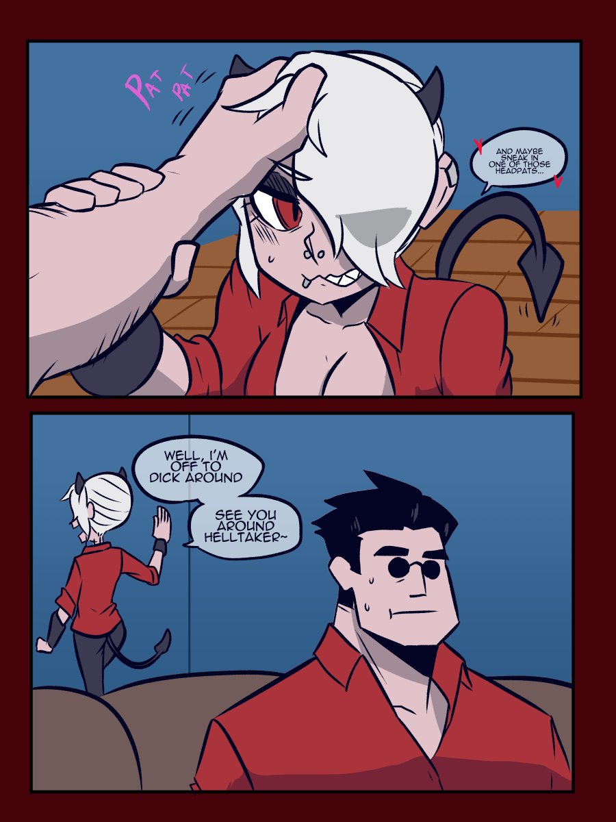 Helltaker comic page 8 full