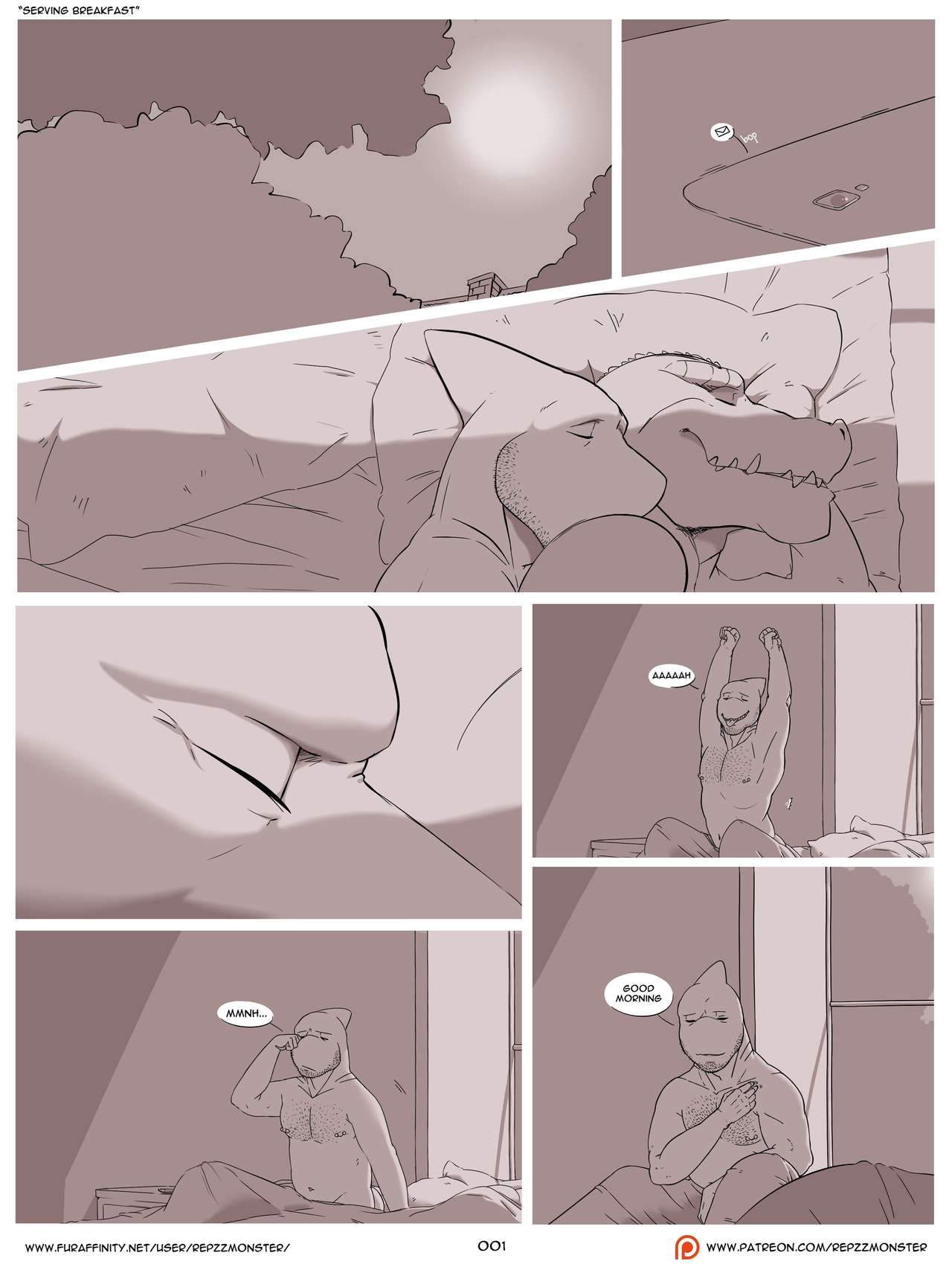 Serving Breakfast page 1 full