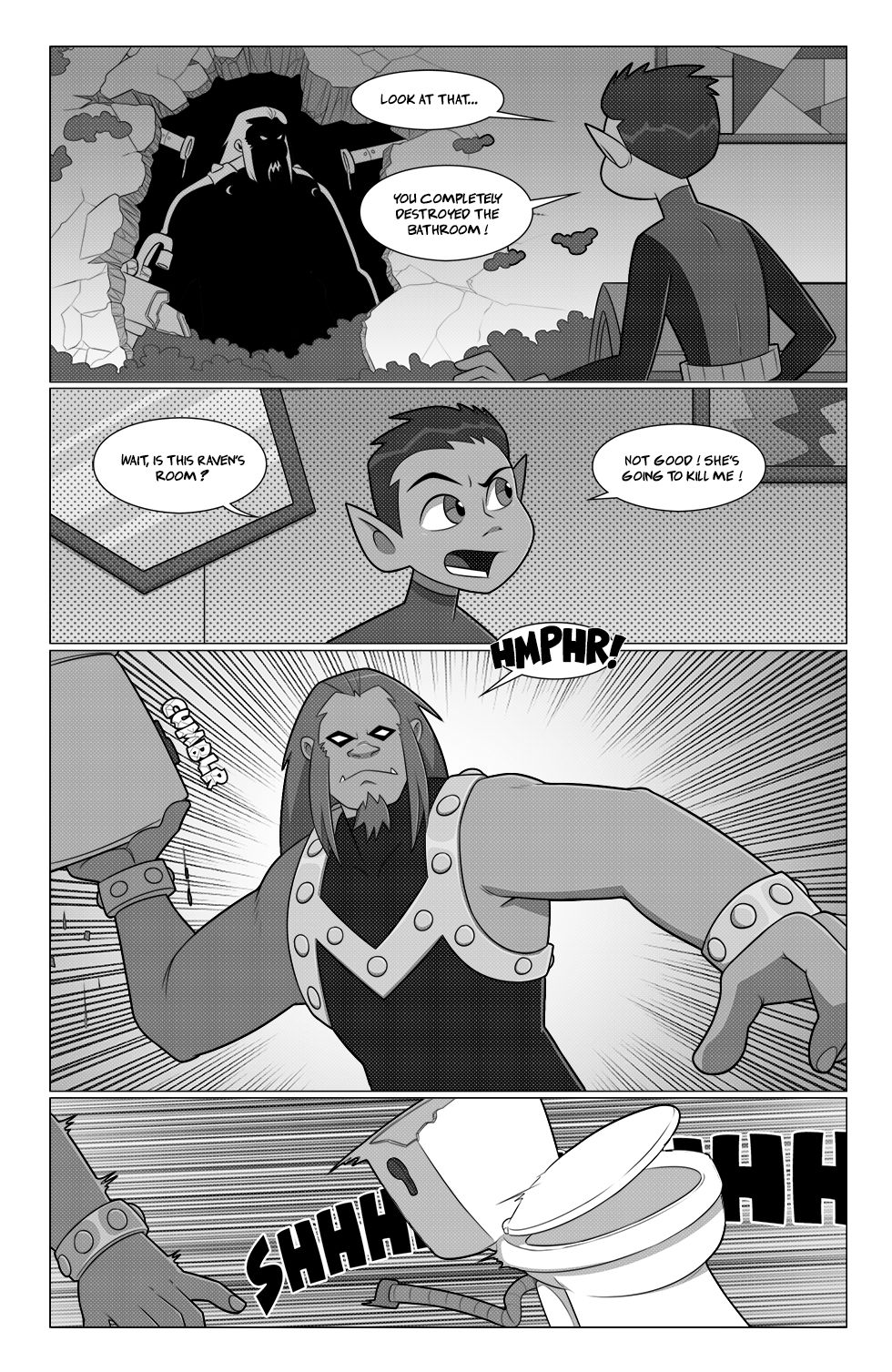 A Teen Titan's Toilet Troubles page 4 full