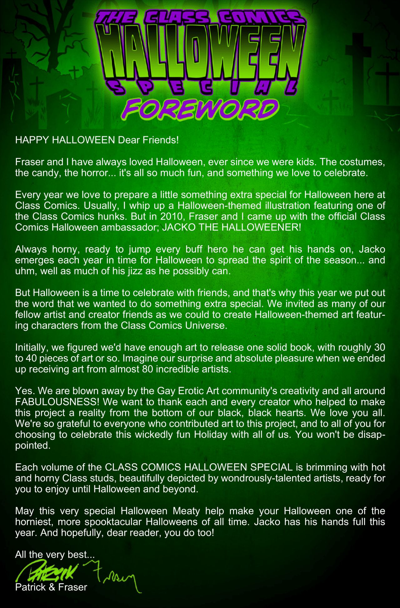 The Class Comics Halloween Special Meaty 03 Trick Edition! page 3 full