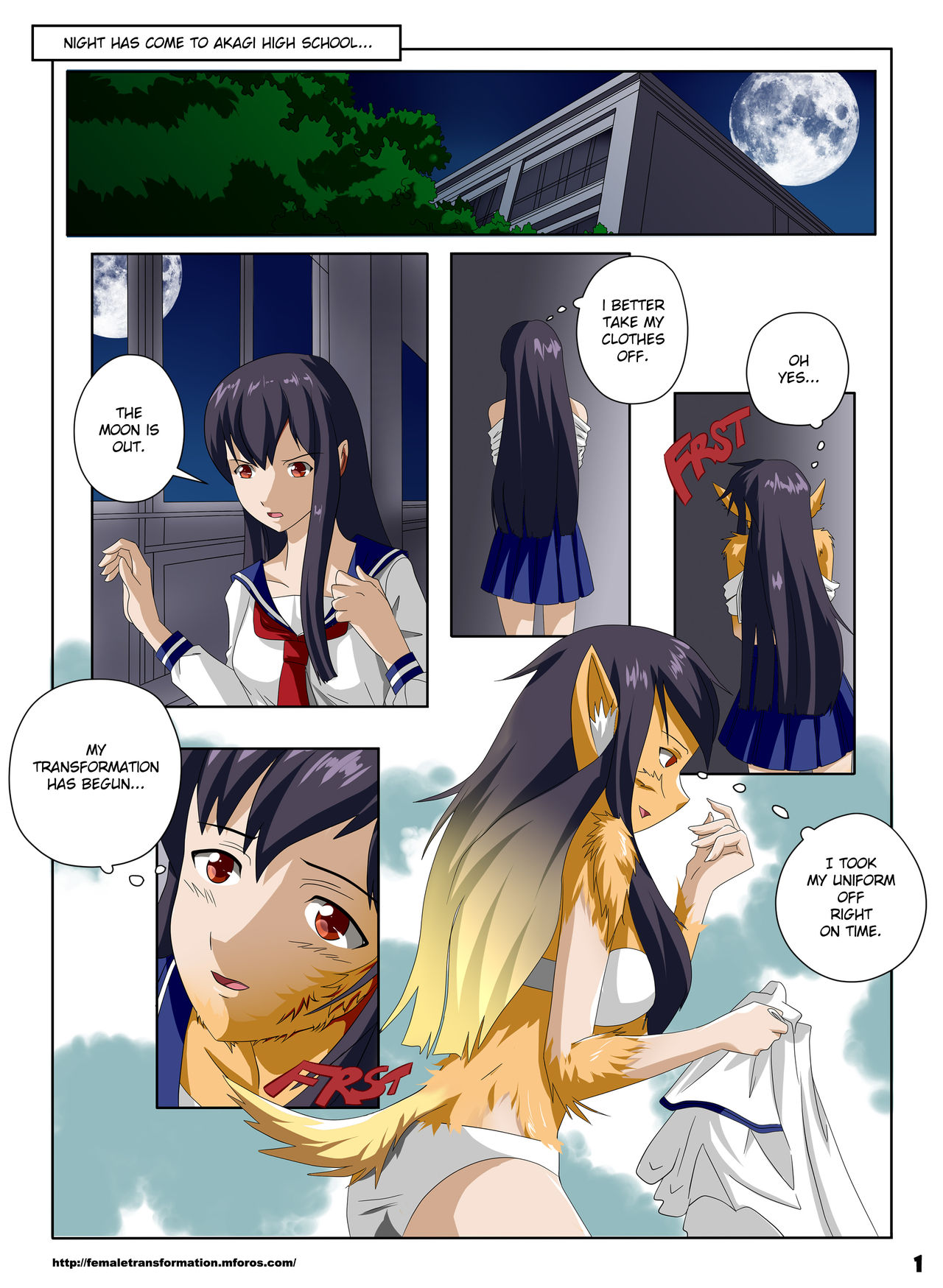 Princess Werewolf 01 page 4 full